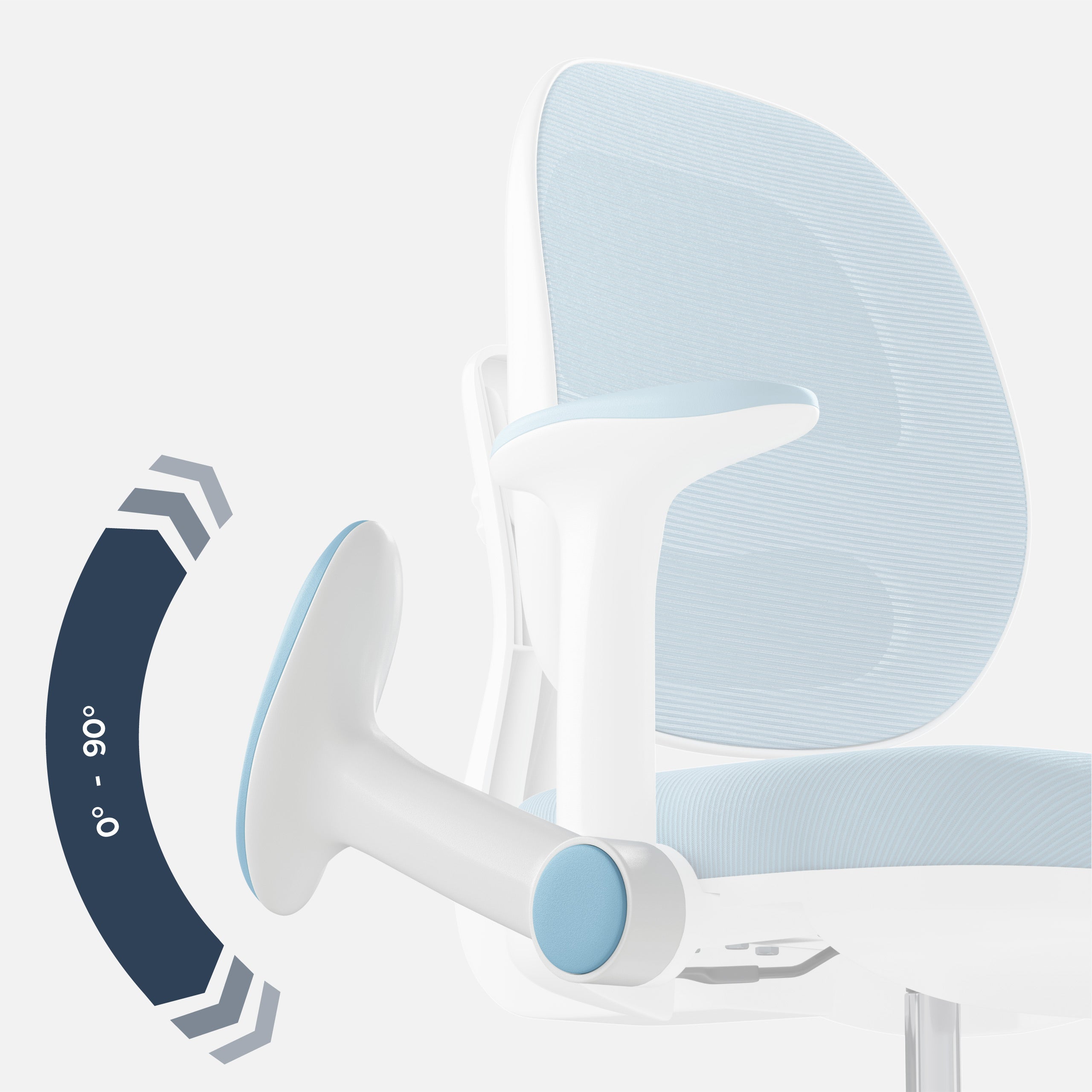 Ergonominė kėdė vaikui prie rašomojo stalo Mark Adler Junior 3.6 Blue