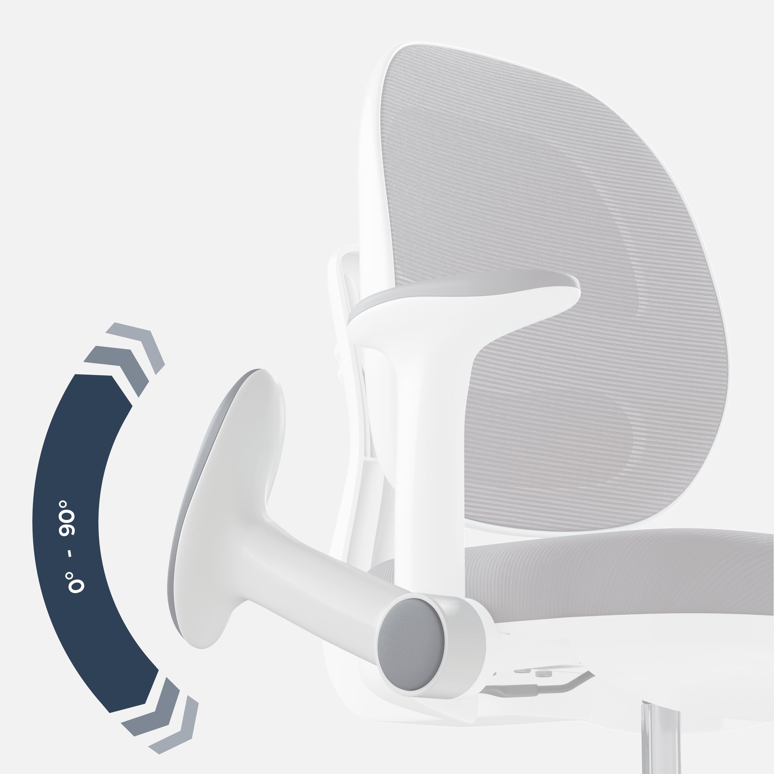 Ergonominė kėdė vaikui prie rašomojo stalo Mark Adler Junior 3.6 Grey