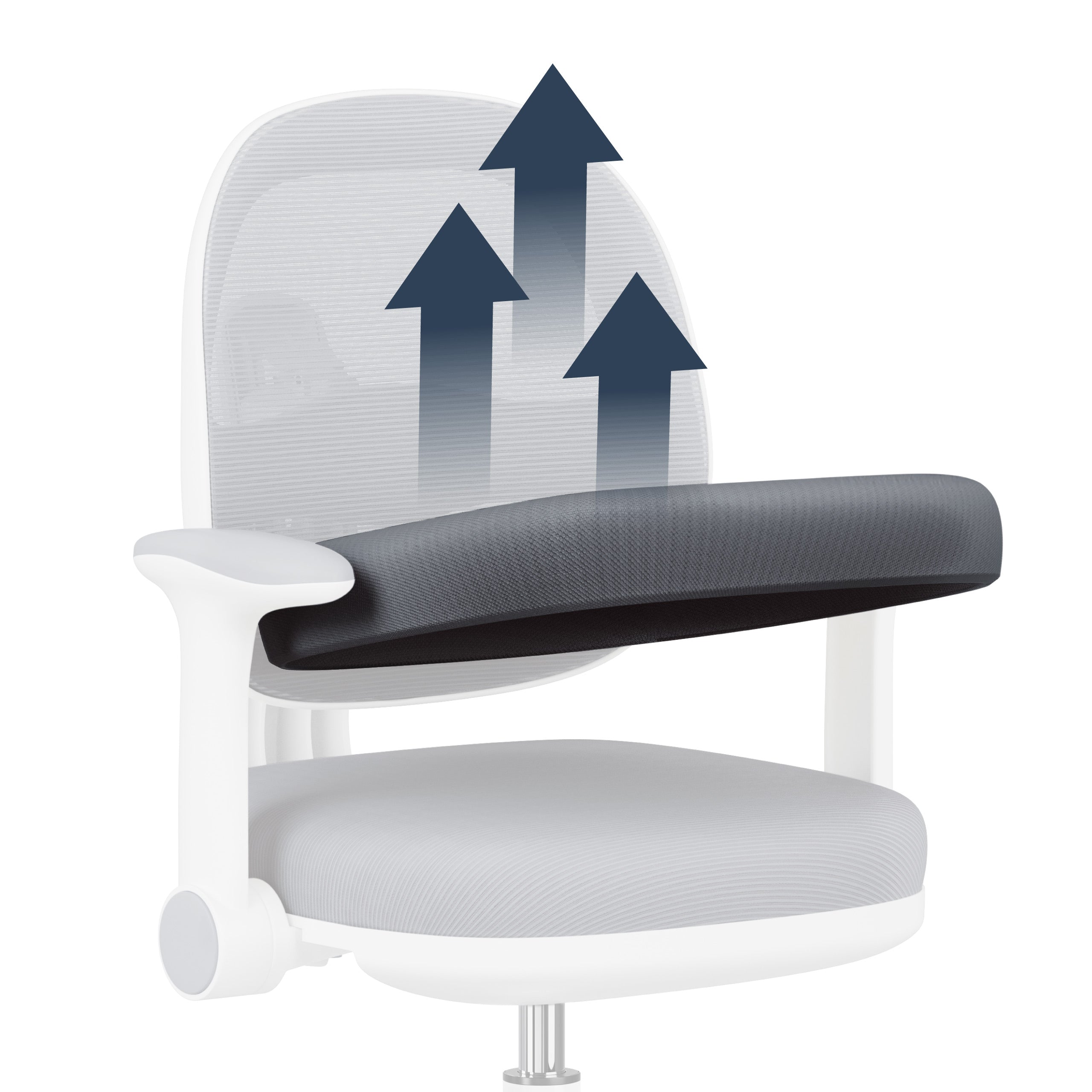 Ergonominė kėdė vaikui prie rašomojo stalo Mark Adler Junior 3.6 Grey