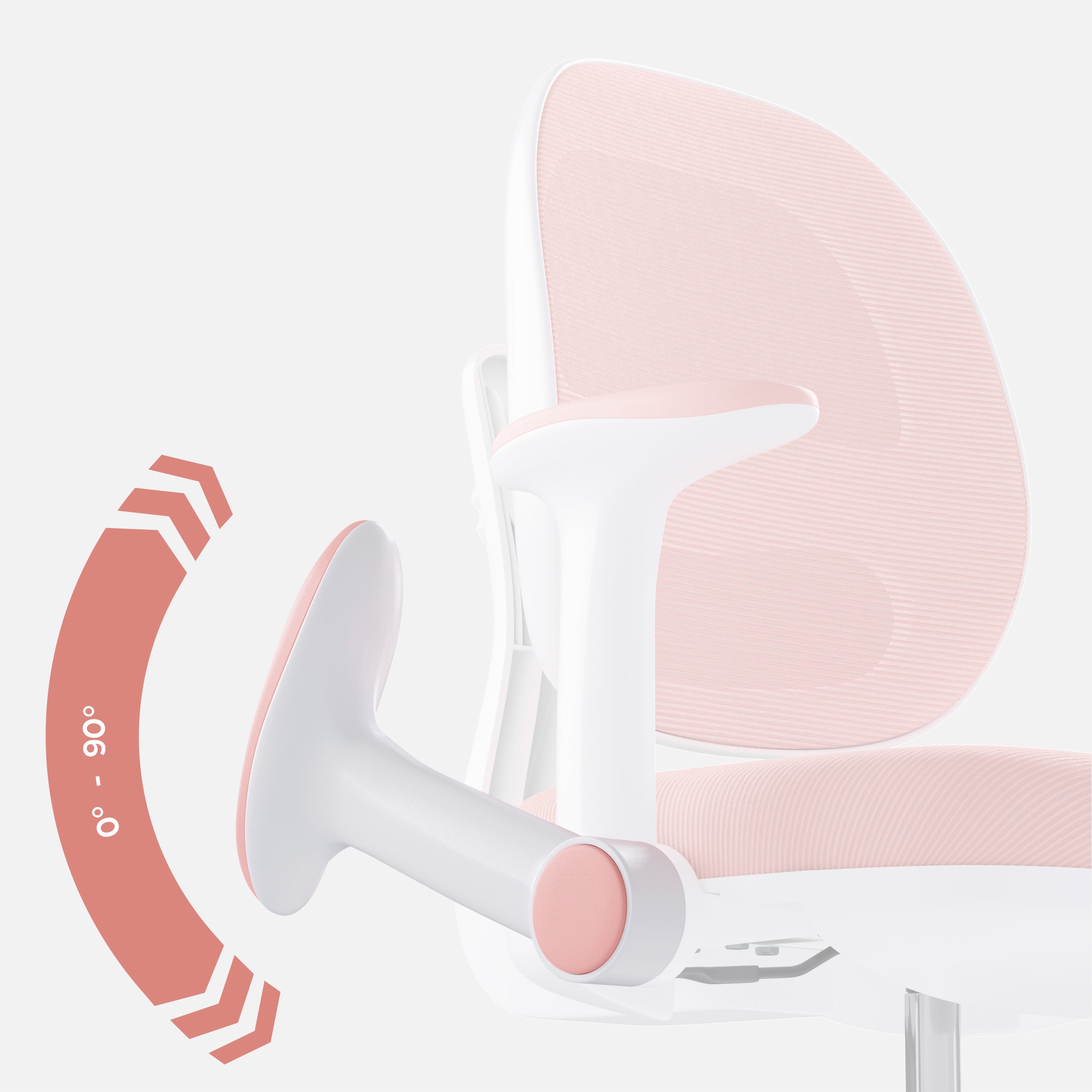 Ergonominė kėdė vaikui prie rašomojo stalo Mark Adler Junior 3.6 Pink