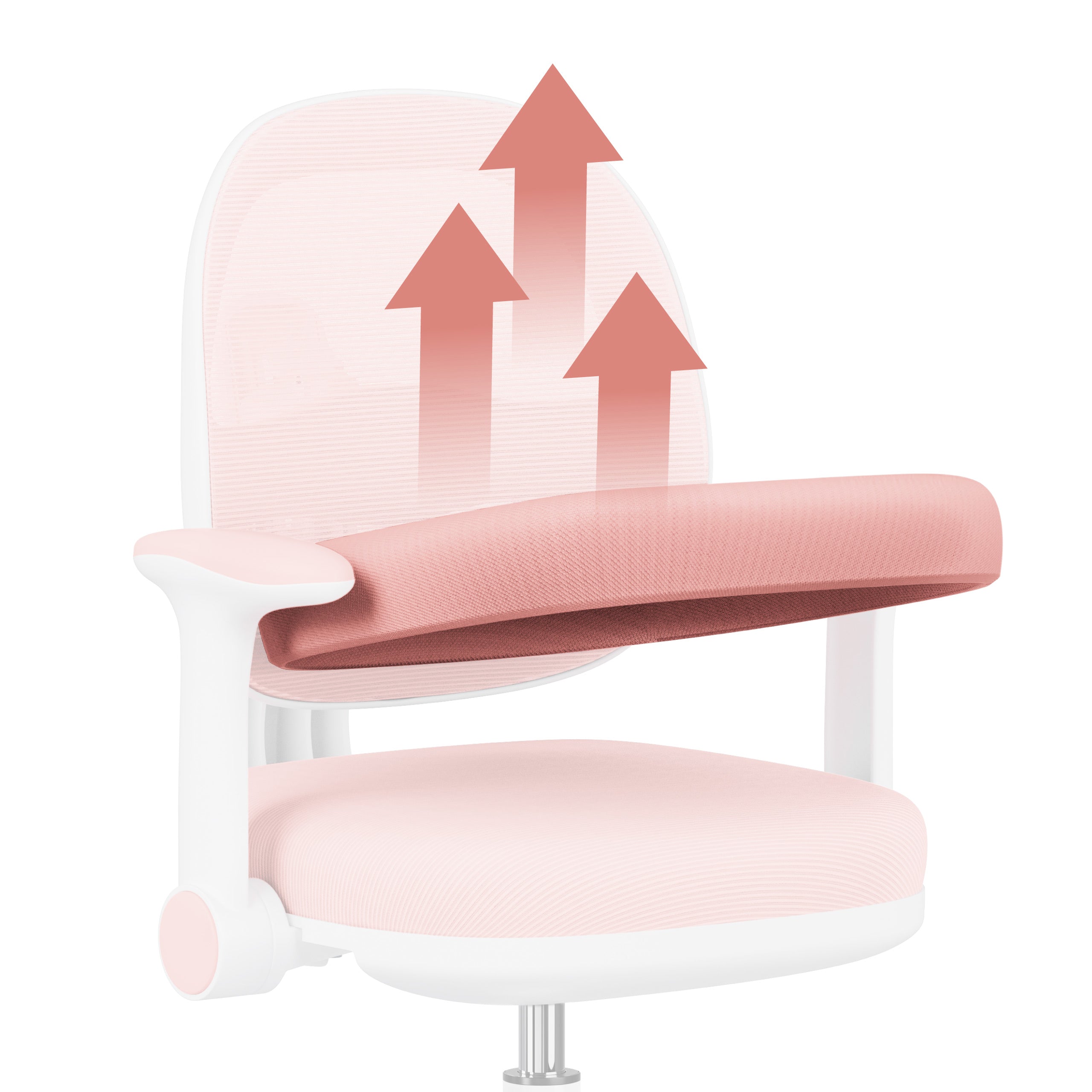 Ergonominė kėdė vaikui prie rašomojo stalo Mark Adler Junior 3.6 Pink