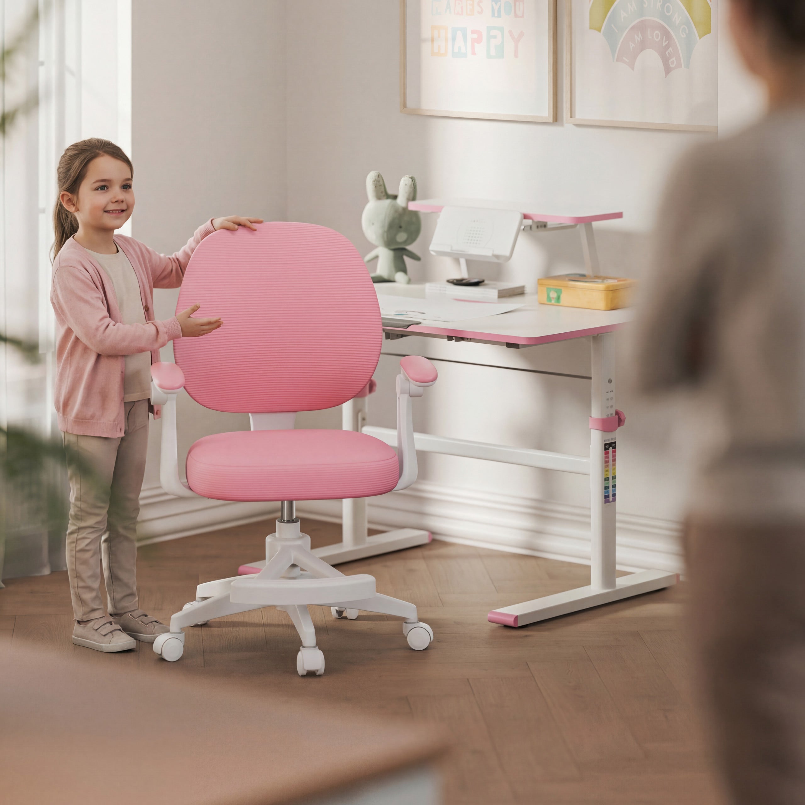 Vaikiška biuro kėdė Mark Adler Junior 3.1 Pink