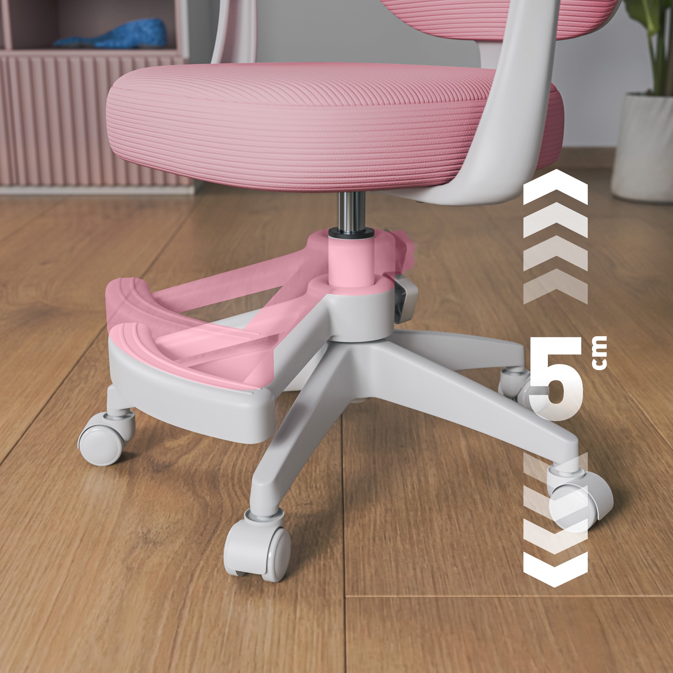 Vaikiška biuro kėdė Mark Adler Junior 3.1 Pink