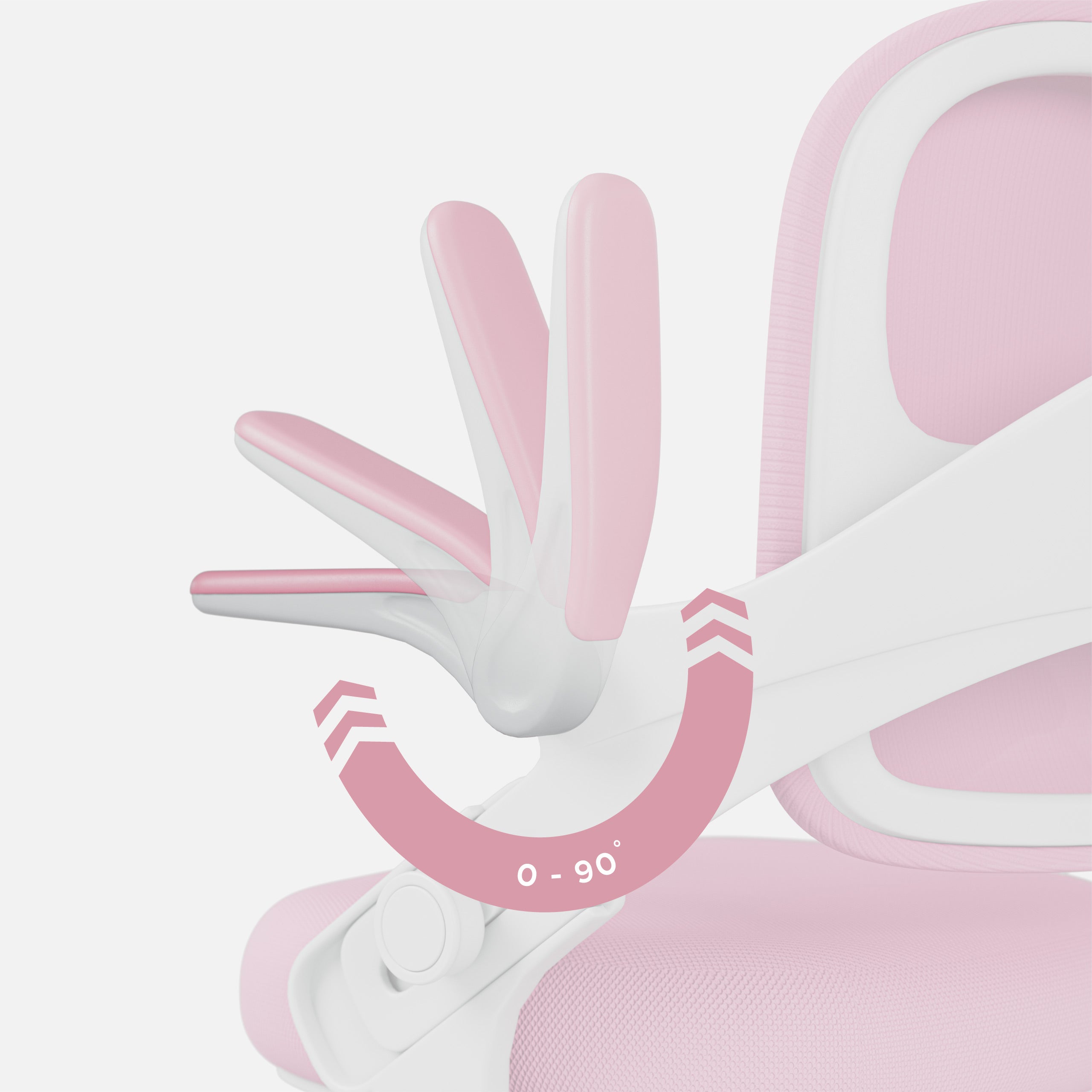 Vaikiška rašomojo stalo kėdė Mark Adler Junior 4.3 Pink
