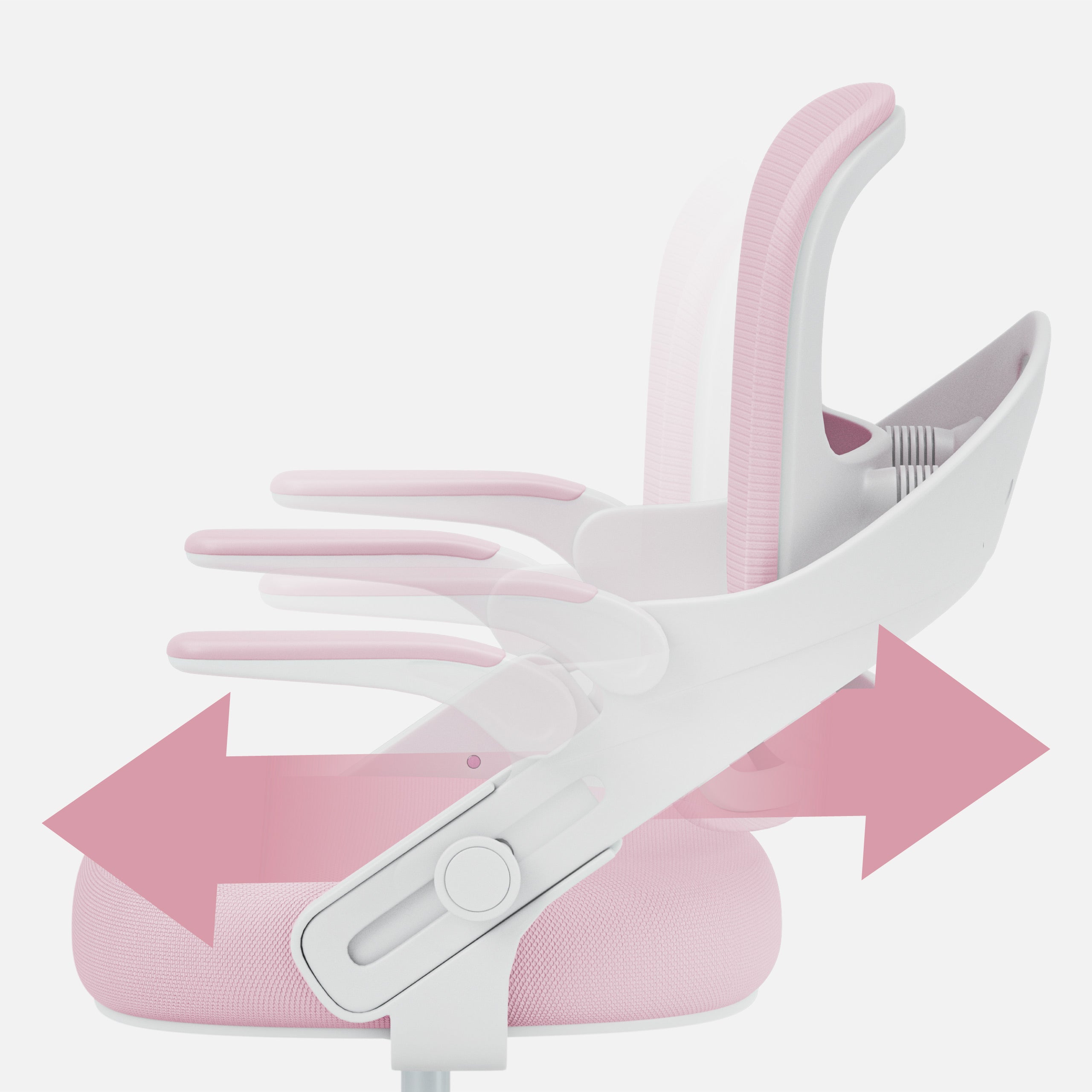 Vaikiška rašomojo stalo kėdė Mark Adler Junior 4.3 Pink