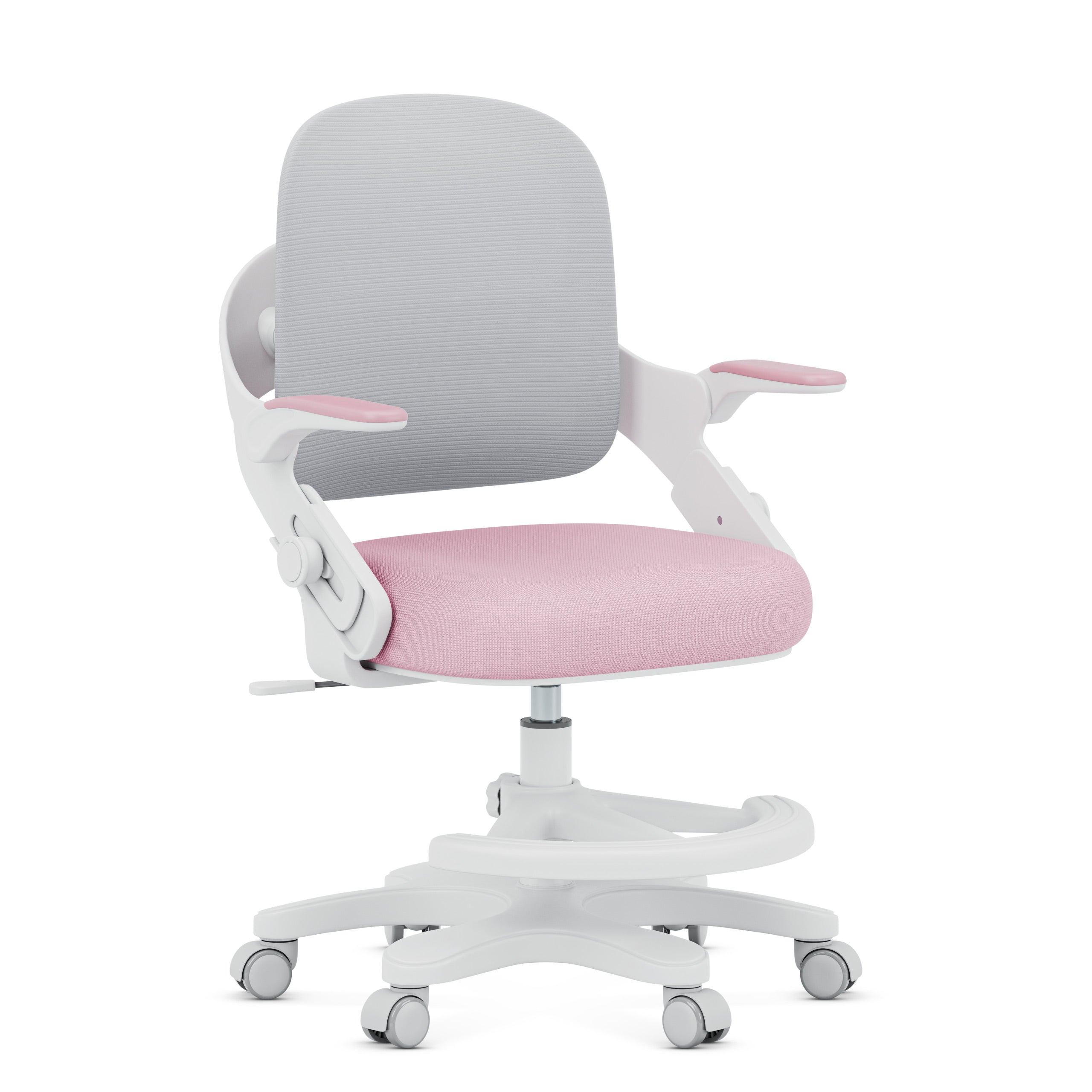 Vaikiška rašomojo stalo kėdė Mark Adler Junior 4.3 Pink-grey