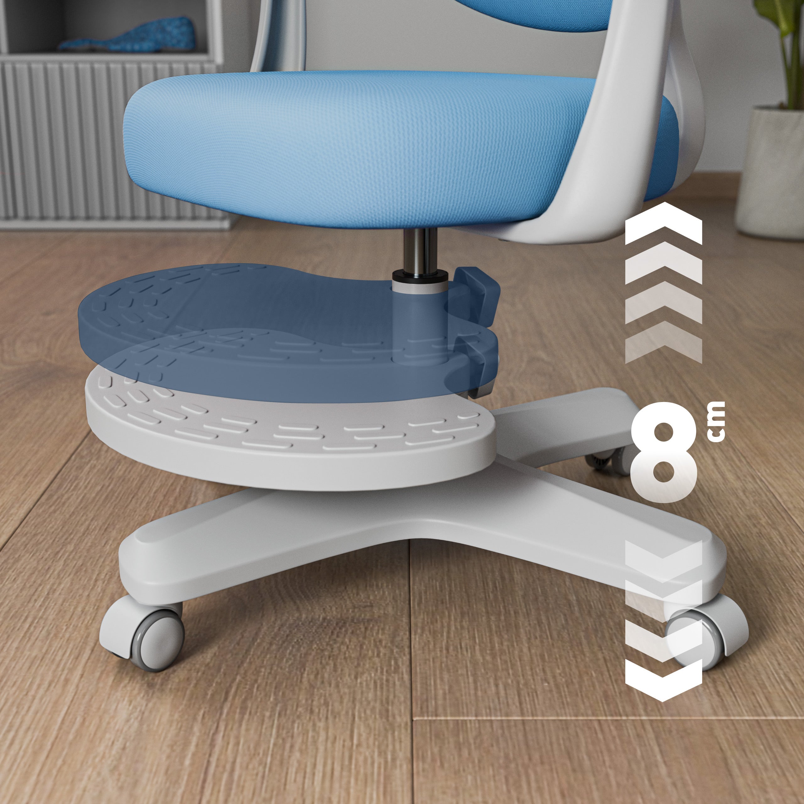 Ergonomiška vaikiška kėdutė Mark Adler Junior 4.6 Blue