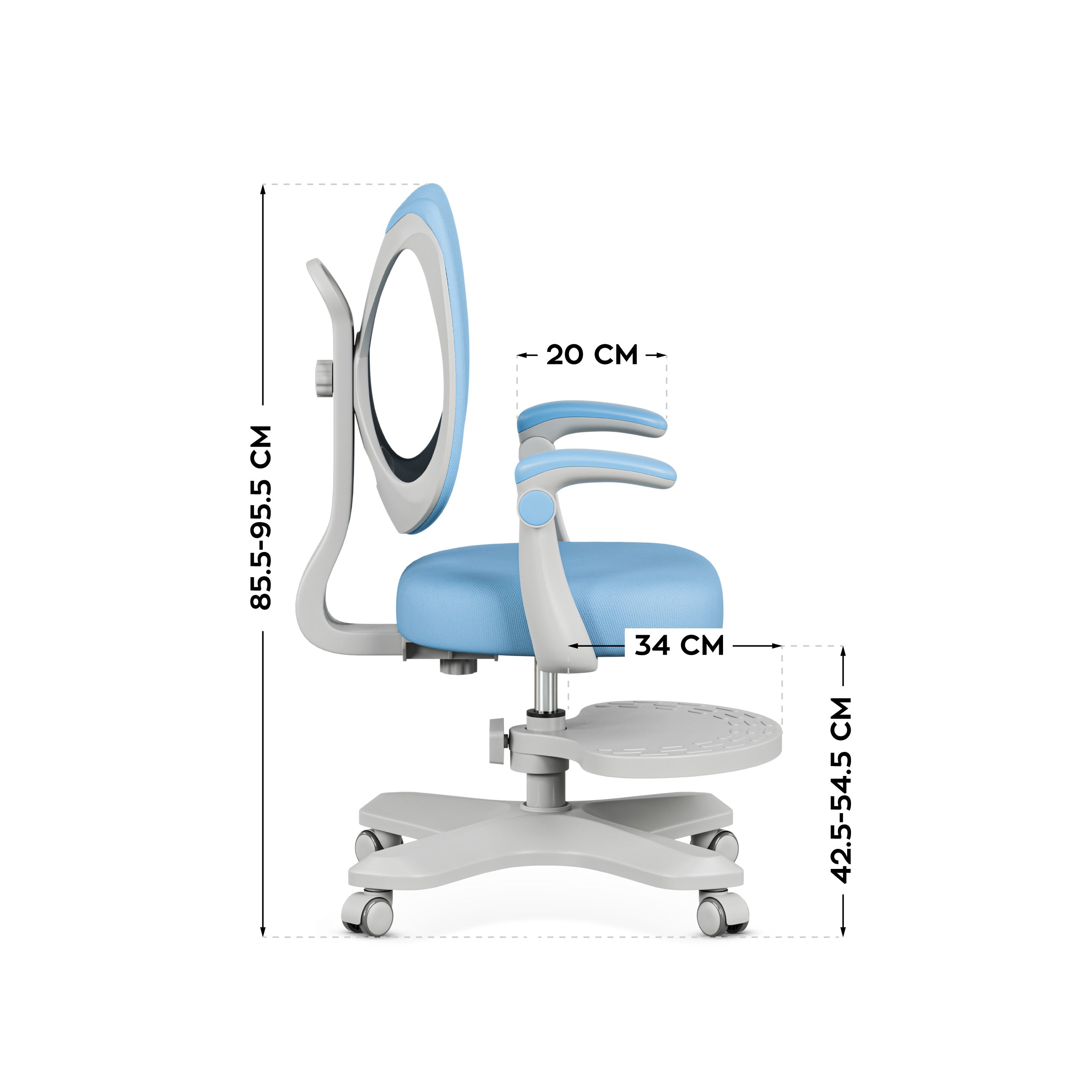 Ergonomiška vaikiška kėdutė Mark Adler Junior 4.6 Blue