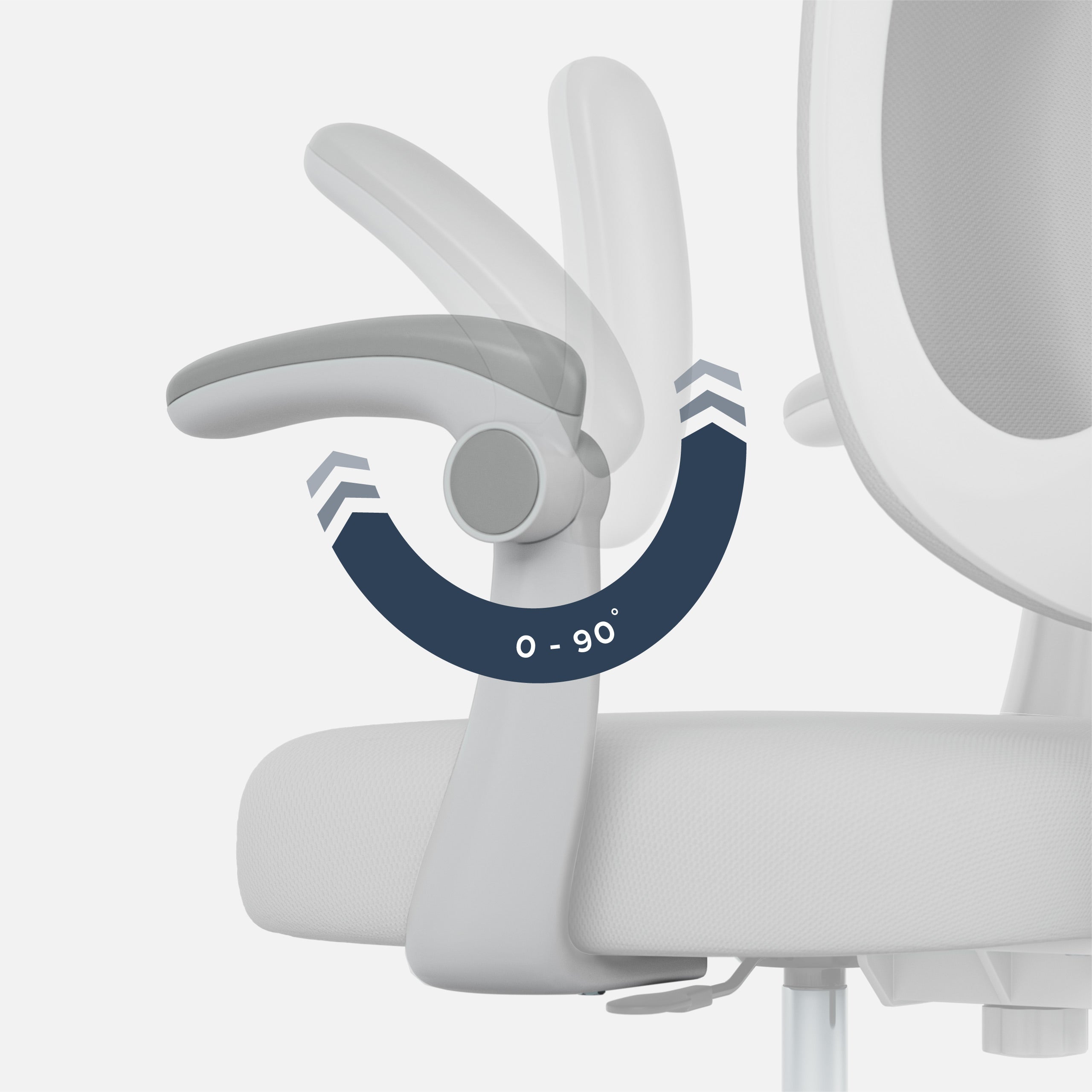 "Mark Adler Junior 4.6 Grey" ergonominė vaikiška kėdutė