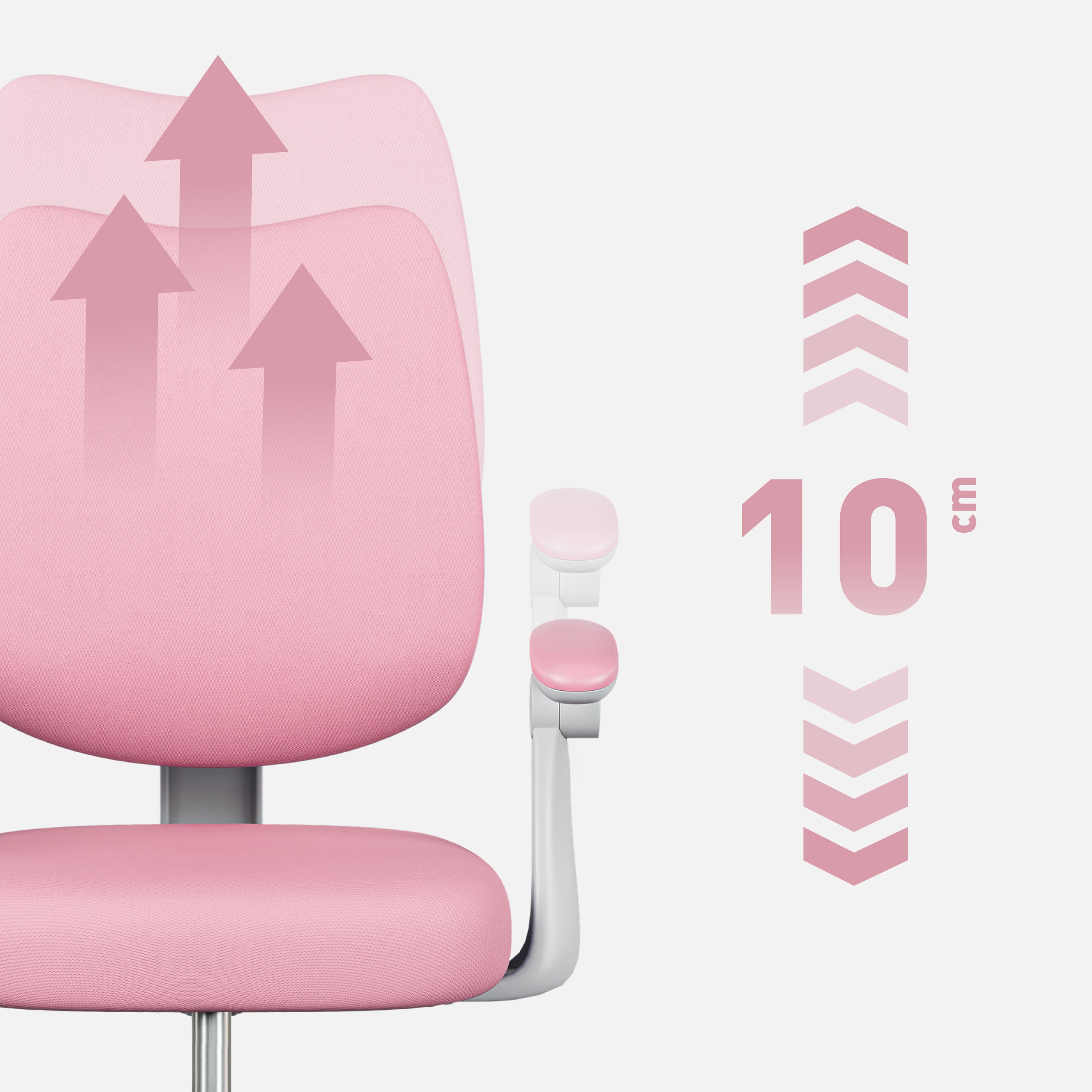 "Mark Adler Junior 4.6 Pink" ergonomiška vaikiška kėdutė