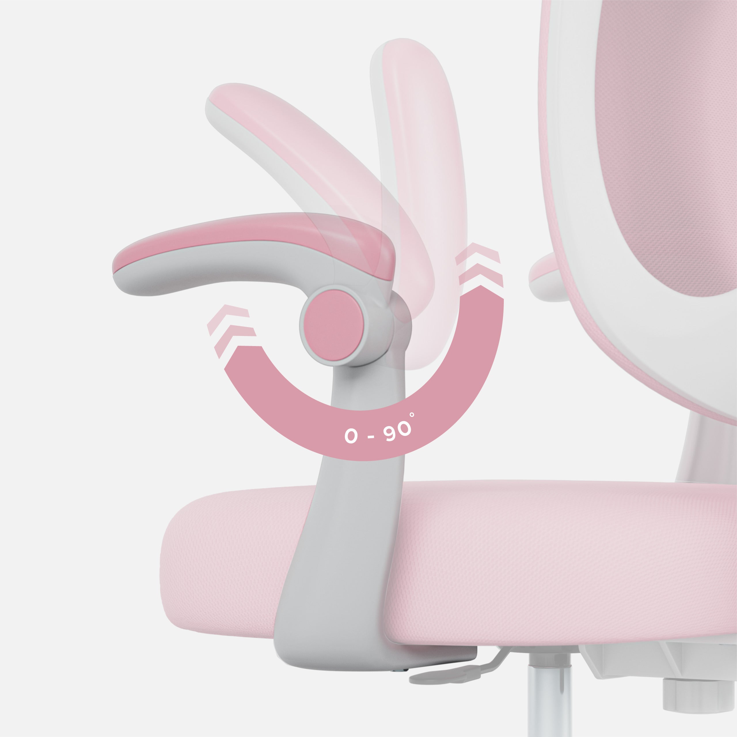 "Mark Adler Junior 4.6 Pink" ergonomiška vaikiška kėdutė