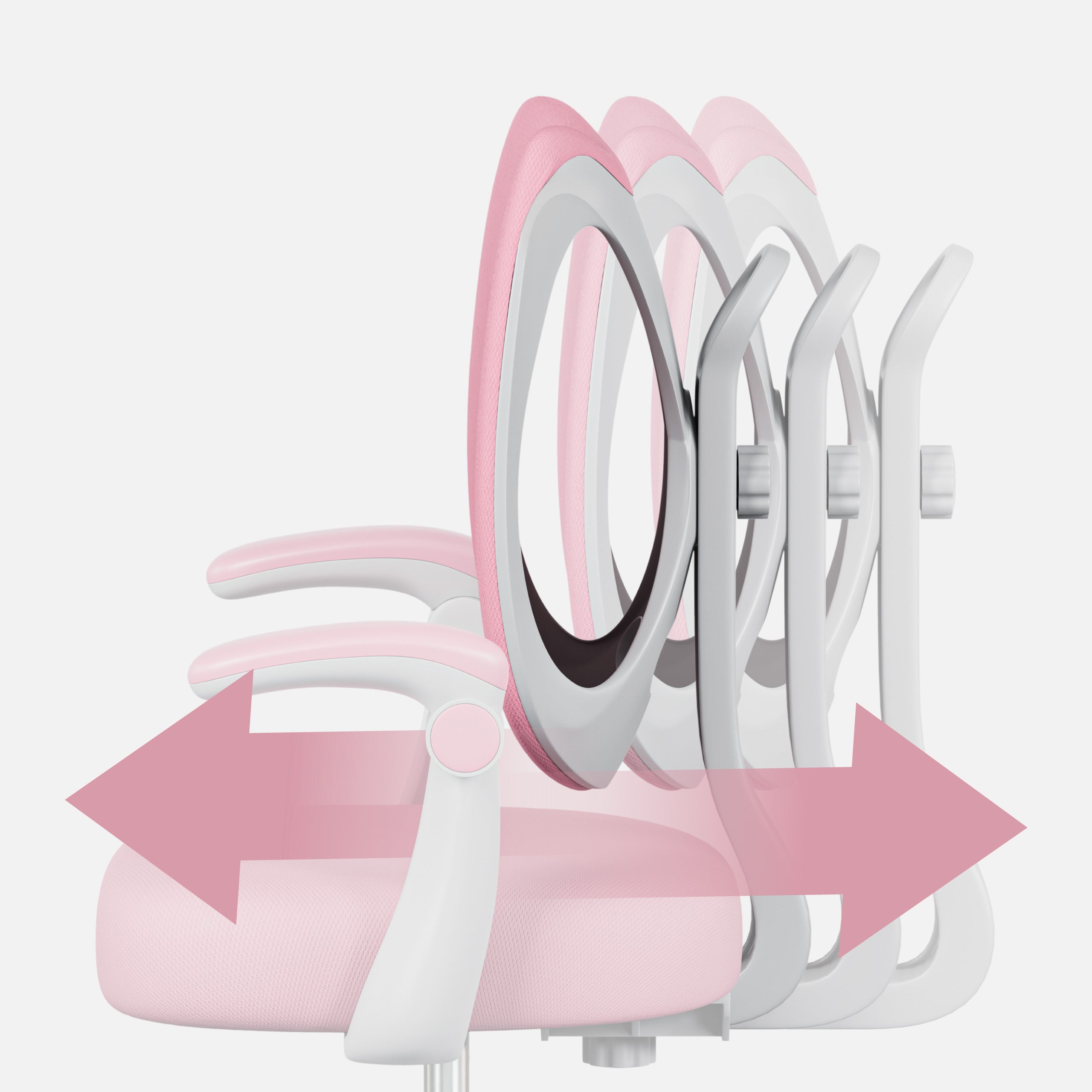 "Mark Adler Junior 4.6 Pink" ergonomiška vaikiška kėdutė