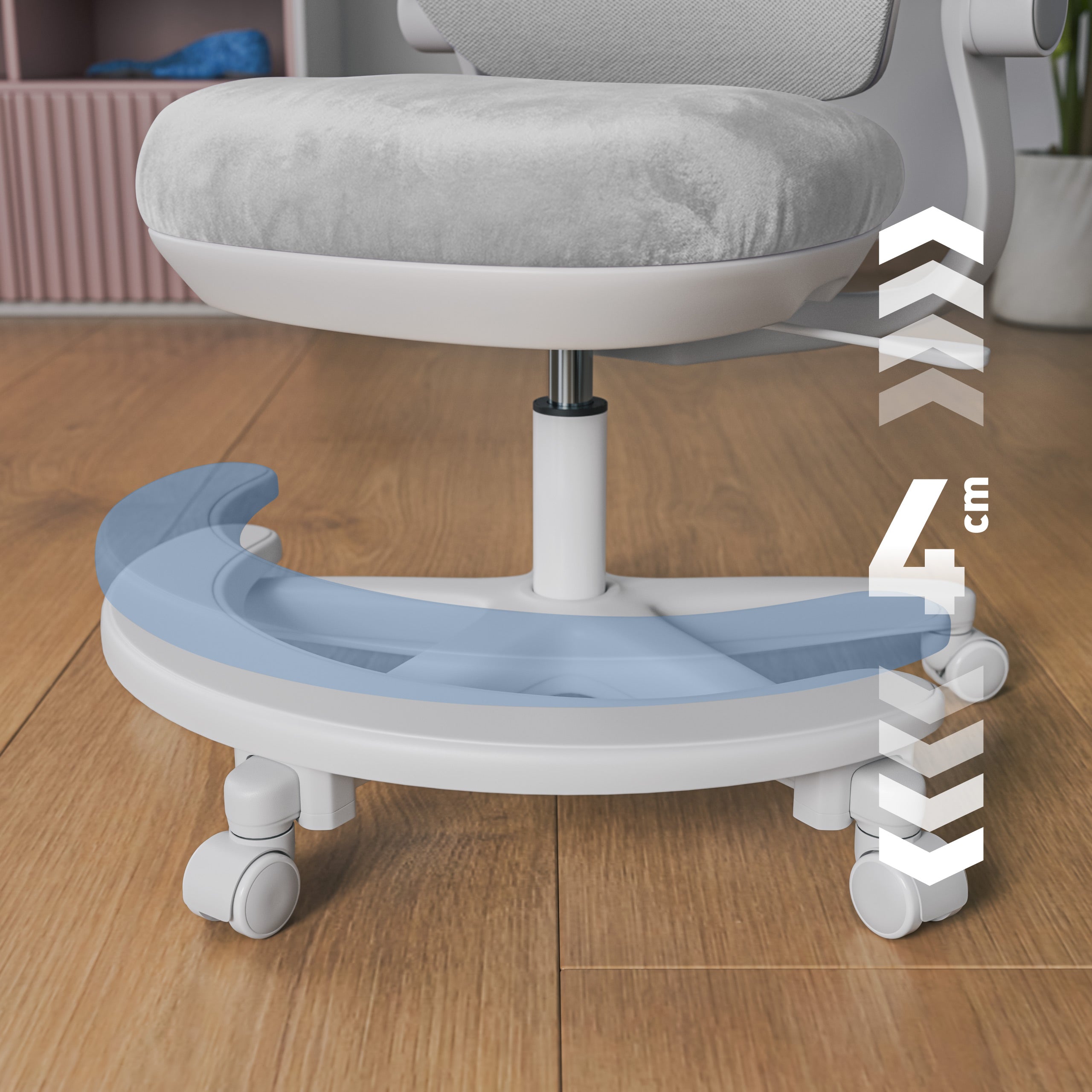 Vaikiška rašomojo stalo kėdė Mark Adler Junior 5.7 Grey