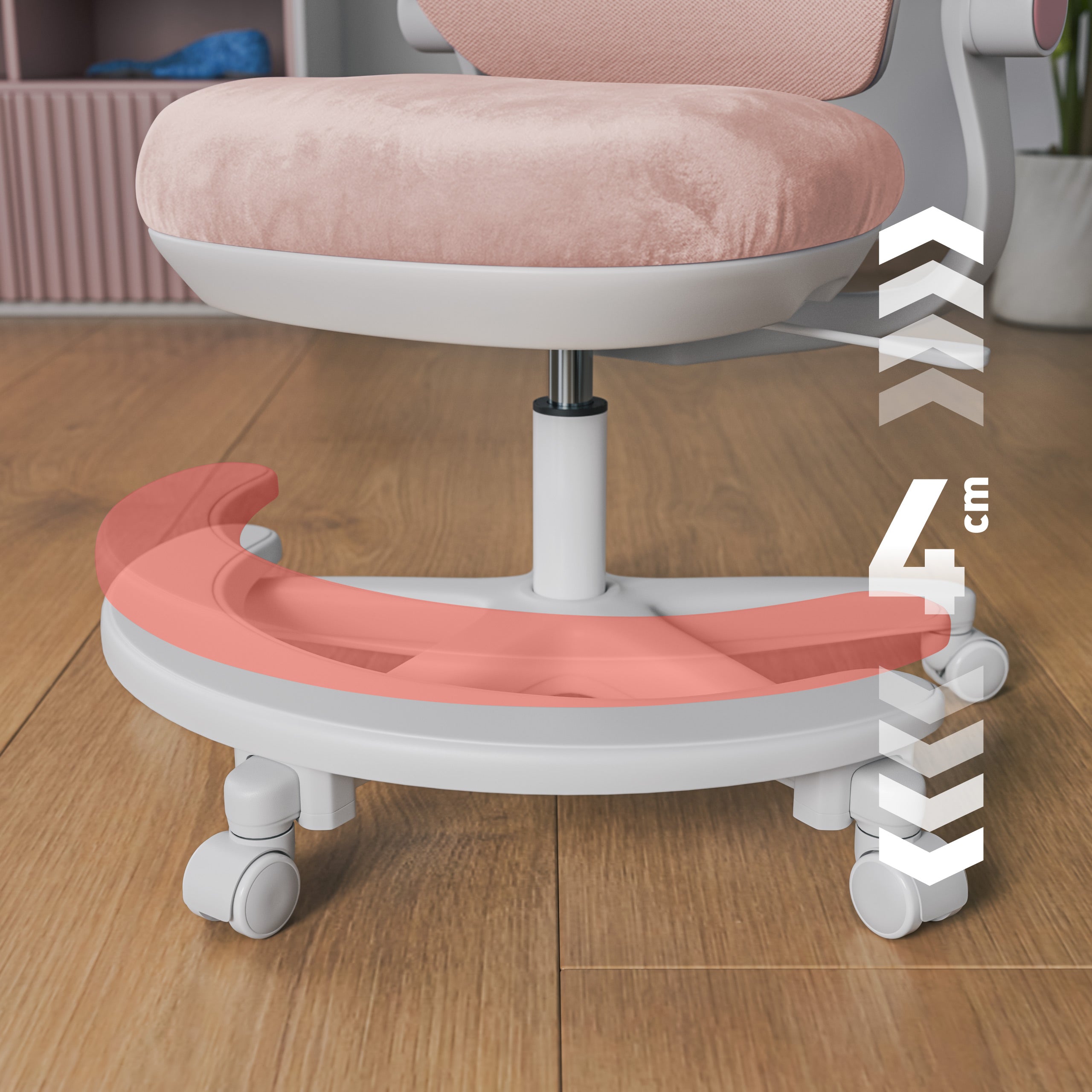 Vaikiška rašomojo stalo kėdė Mark Adler Junior 5.7 Pink