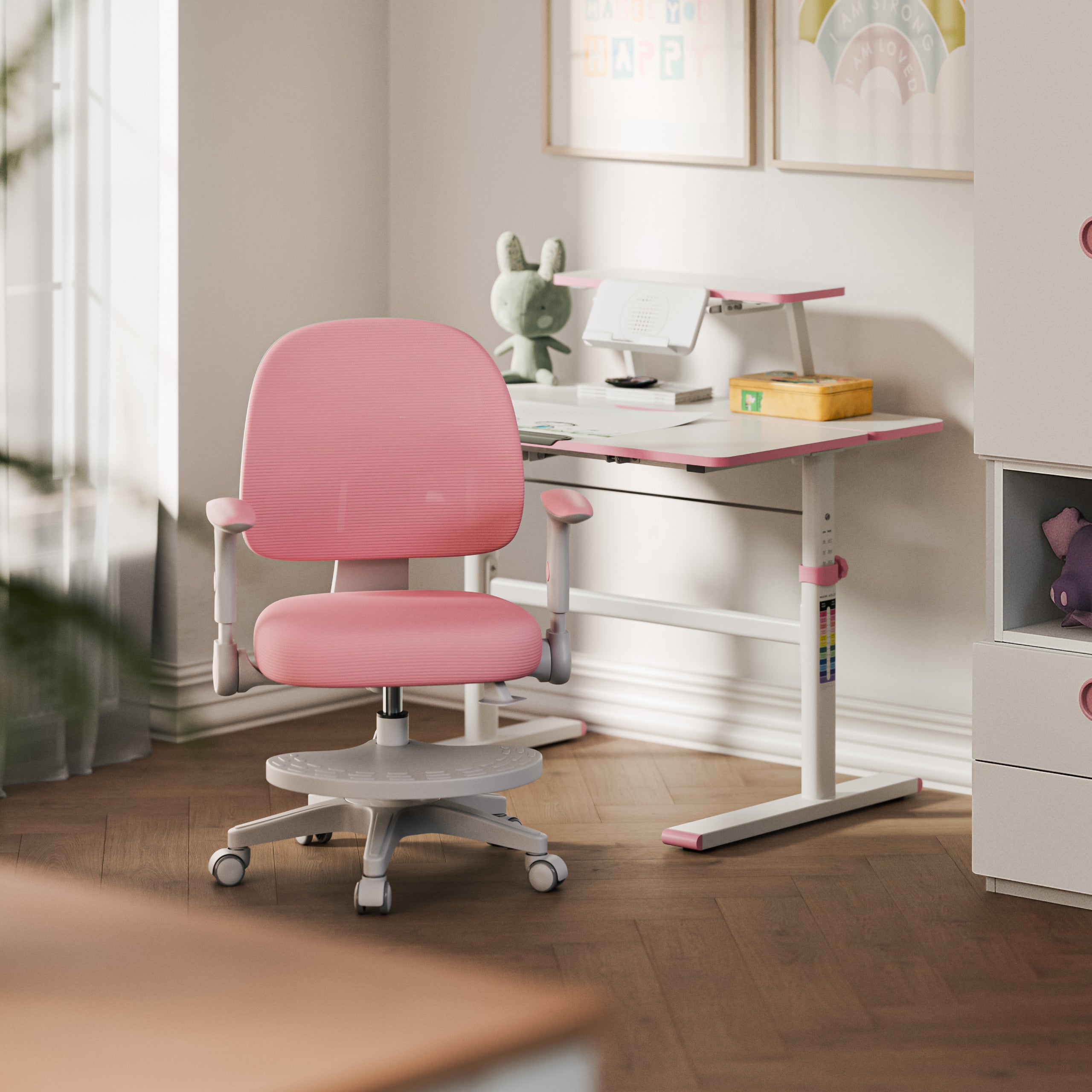 Ergonomiška sukamoji kėdė vaikams