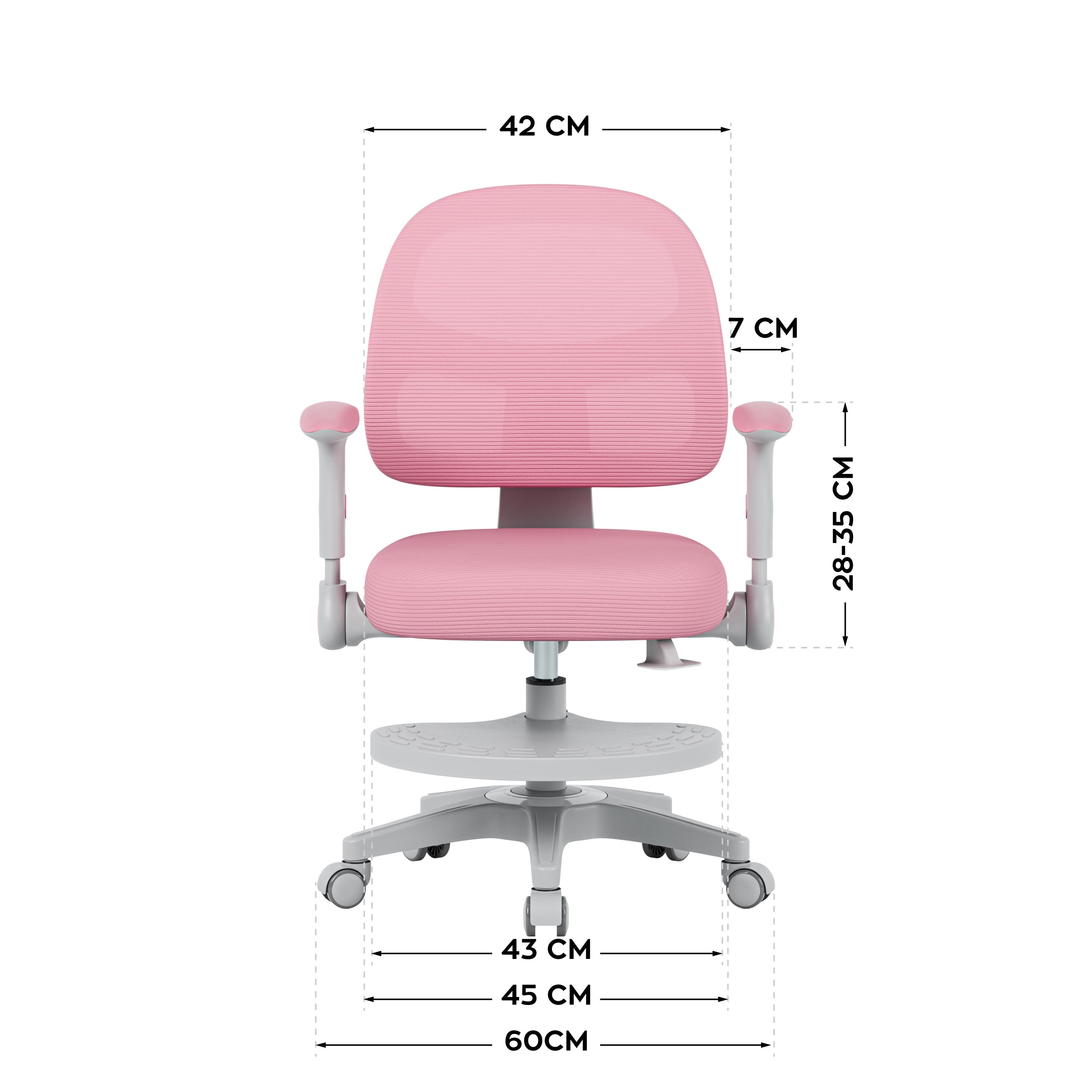 Mark Adler Junior 5.0 Pink sukamoji kėdė