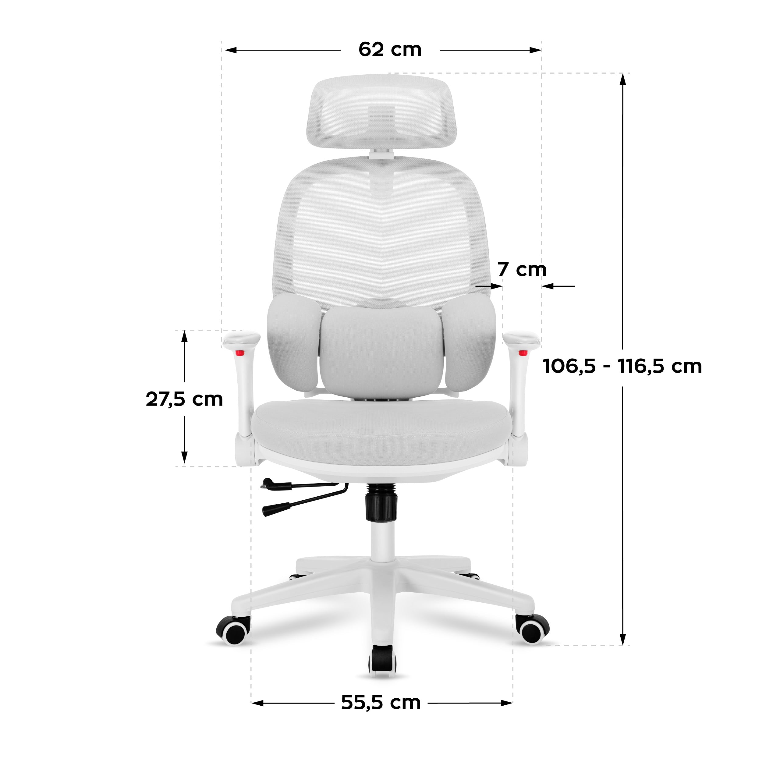 Ergonomiška vaikiška kėdutė "Mark Adler Junior 6.3 Grey