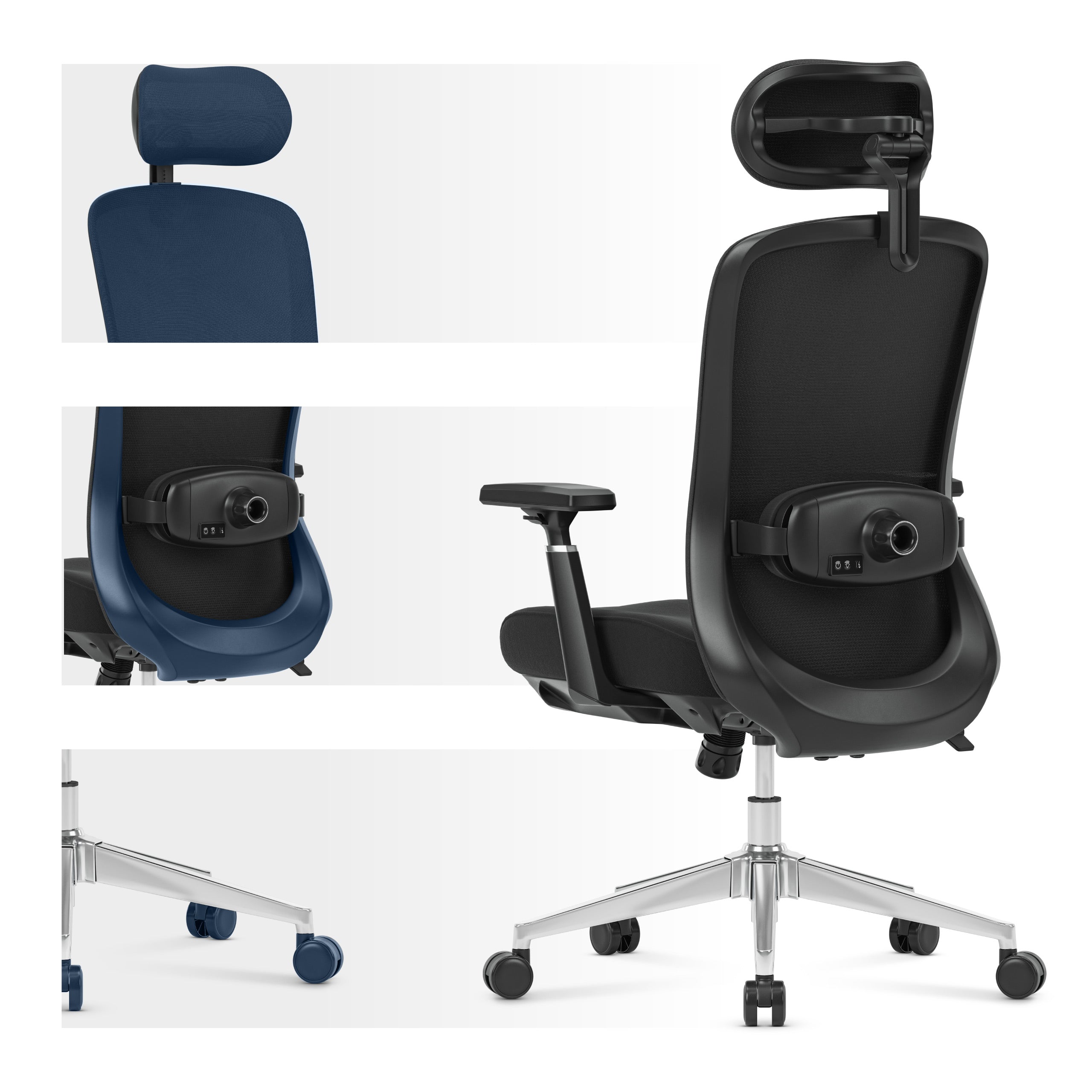 Biuro kėdė su masažo funkcija Mark Adler Leadpro 6.0 Black