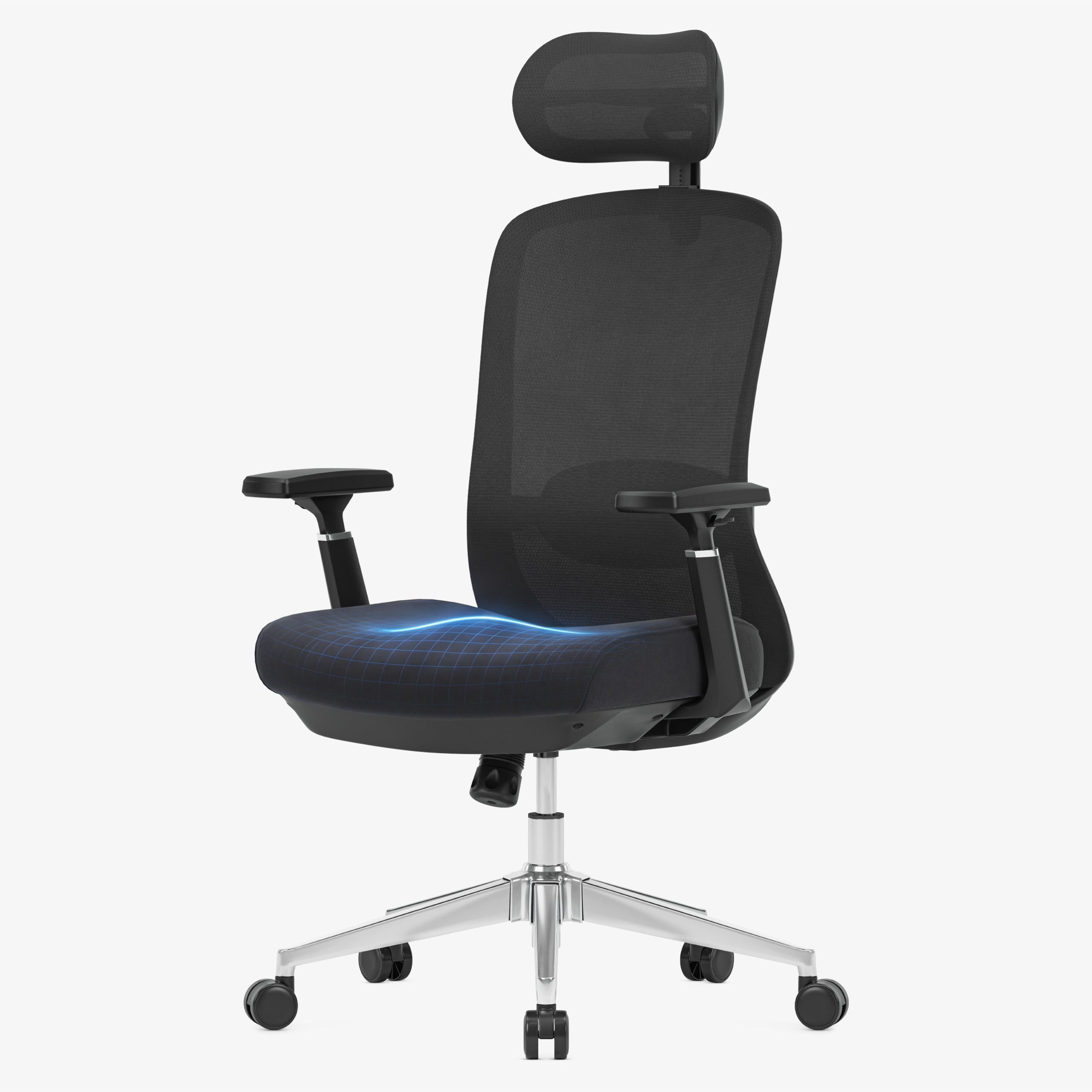 Biuro kėdė su masažo funkcija Mark Adler Leadpro 6.0 Black