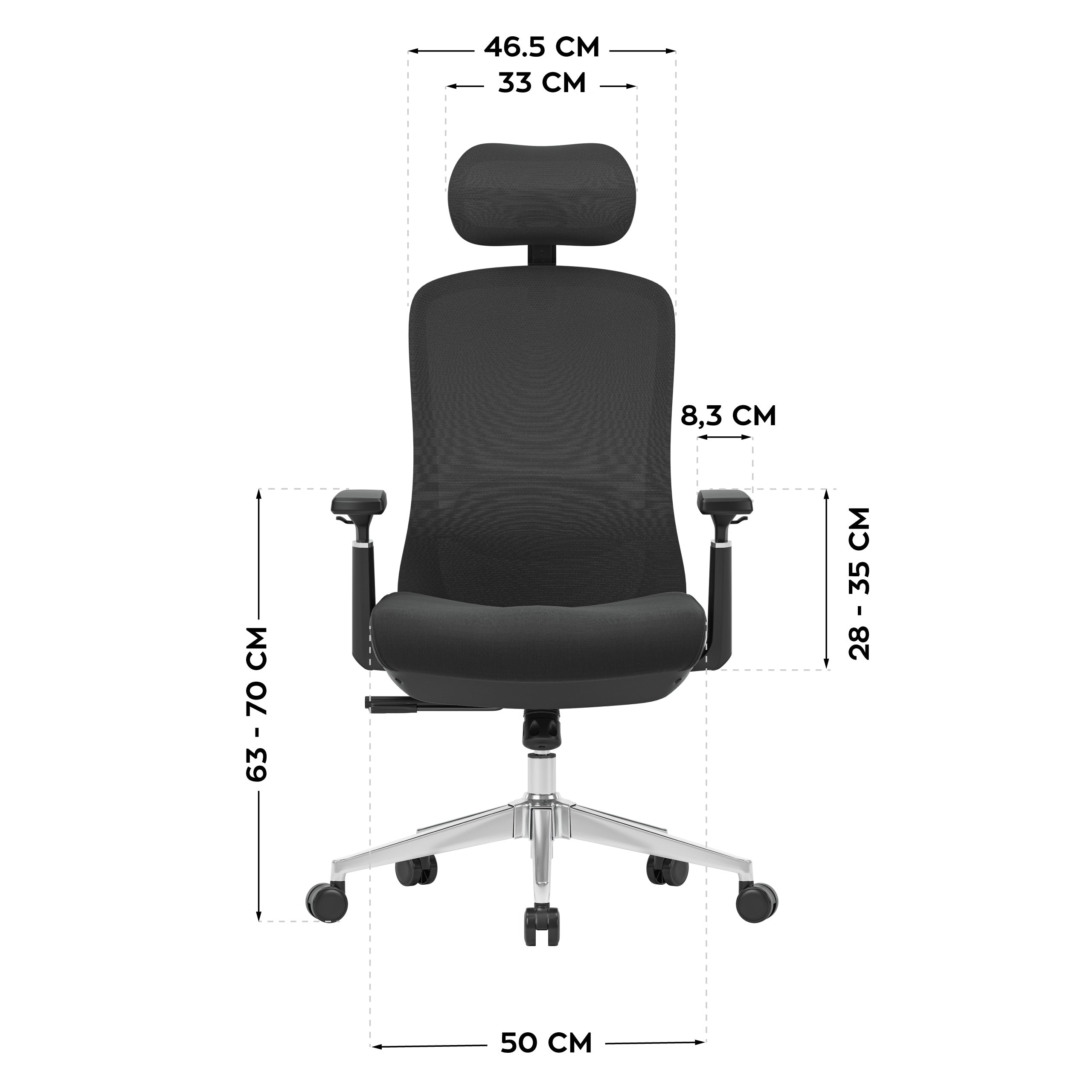 Biuro kėdė su masažo funkcija Mark Adler Leadpro 6.0 Black