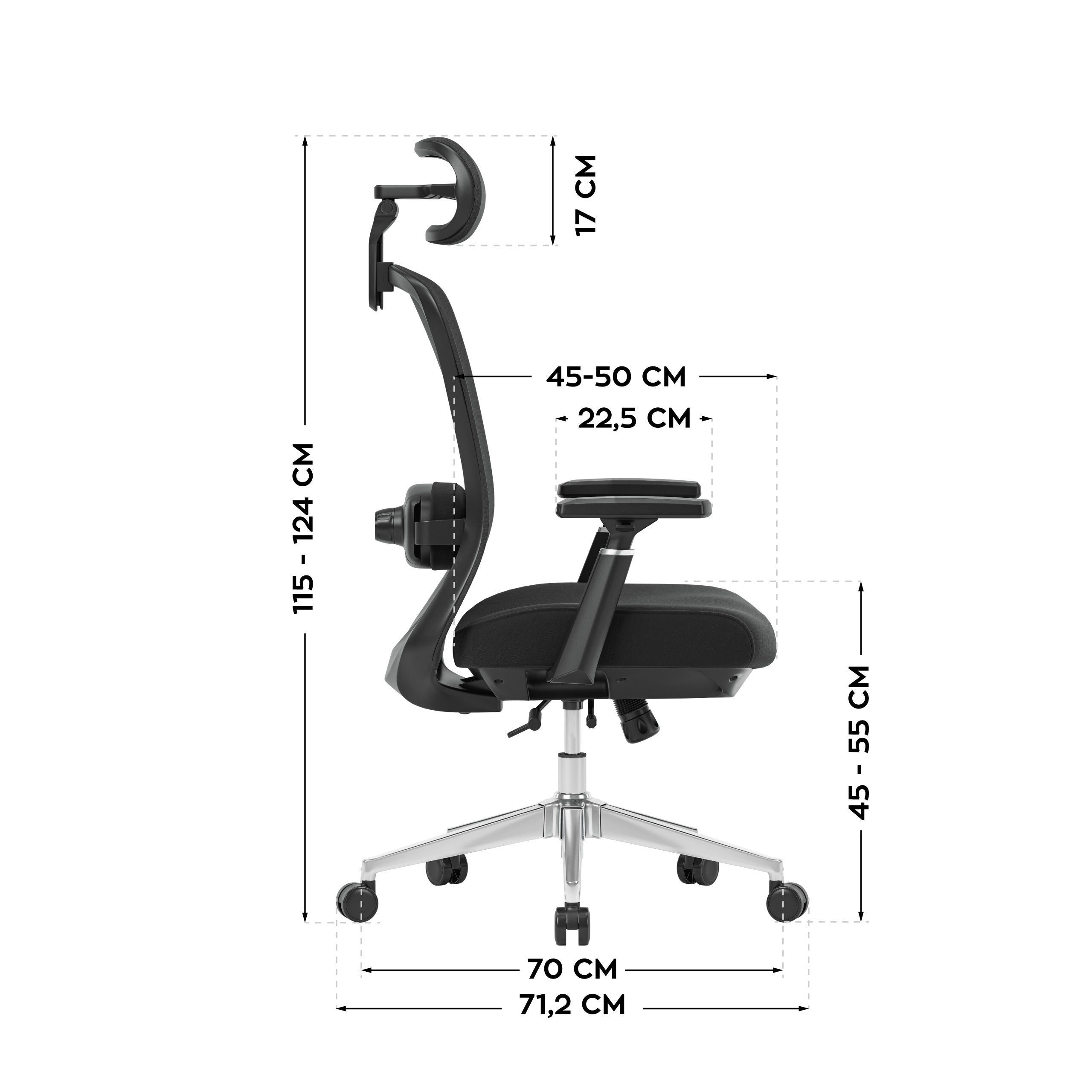 Biuro kėdė su masažo funkcija Mark Adler Leadpro 6.0 Black