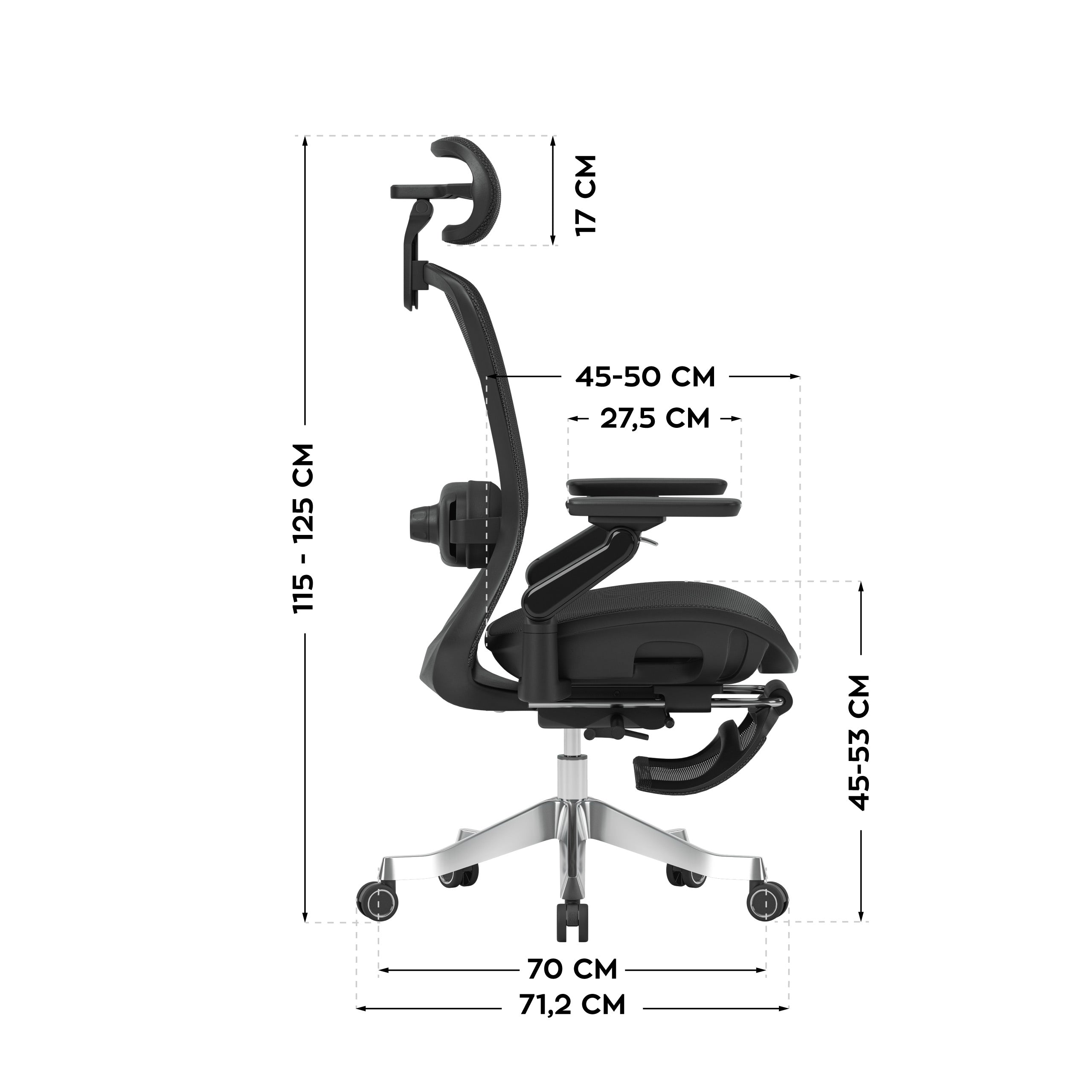 Ergonominė masažinė kėdė Mark Adler Leadpro 8.7 Black