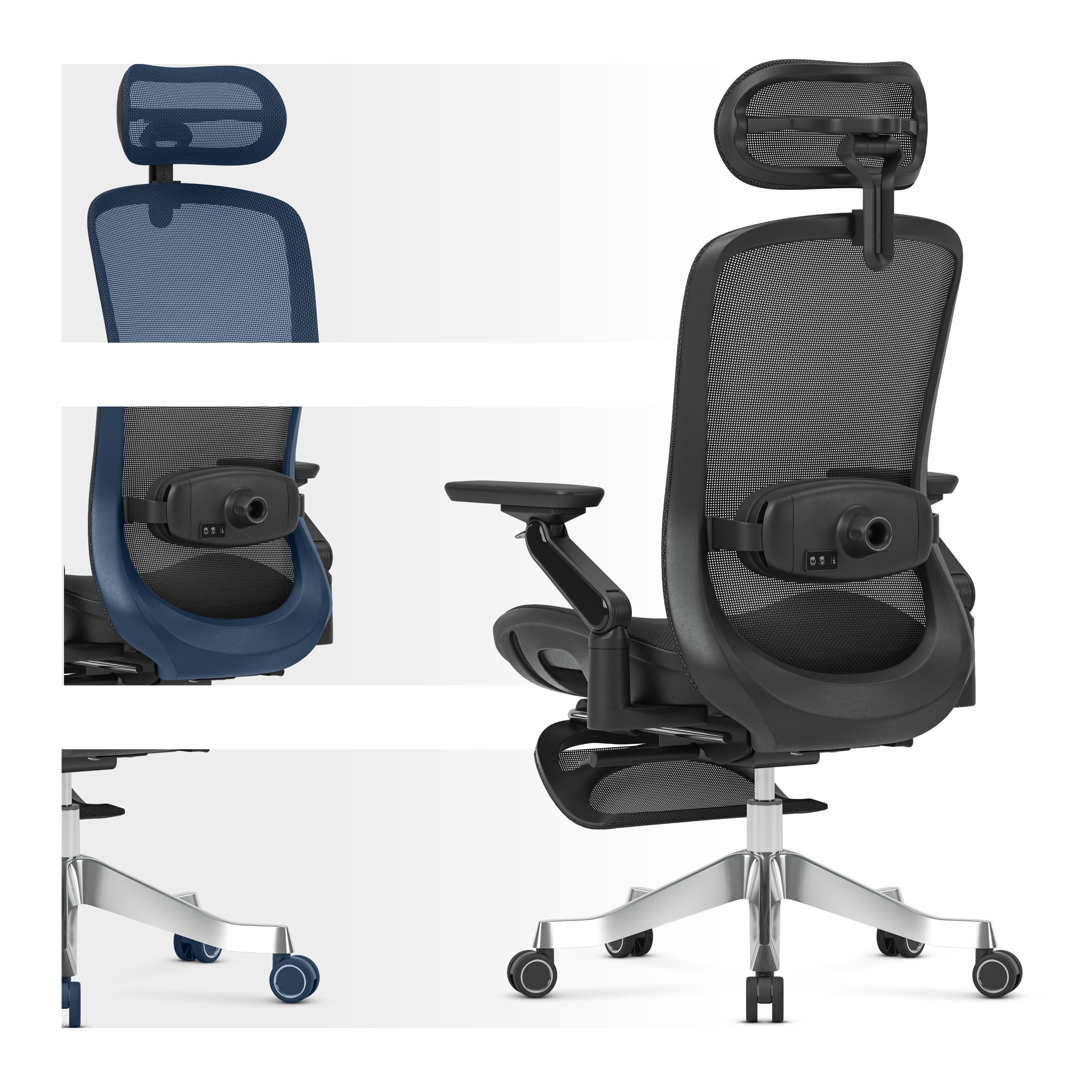Ergonominė masažinė kėdė Mark Adler Leadpro 8.7 Black