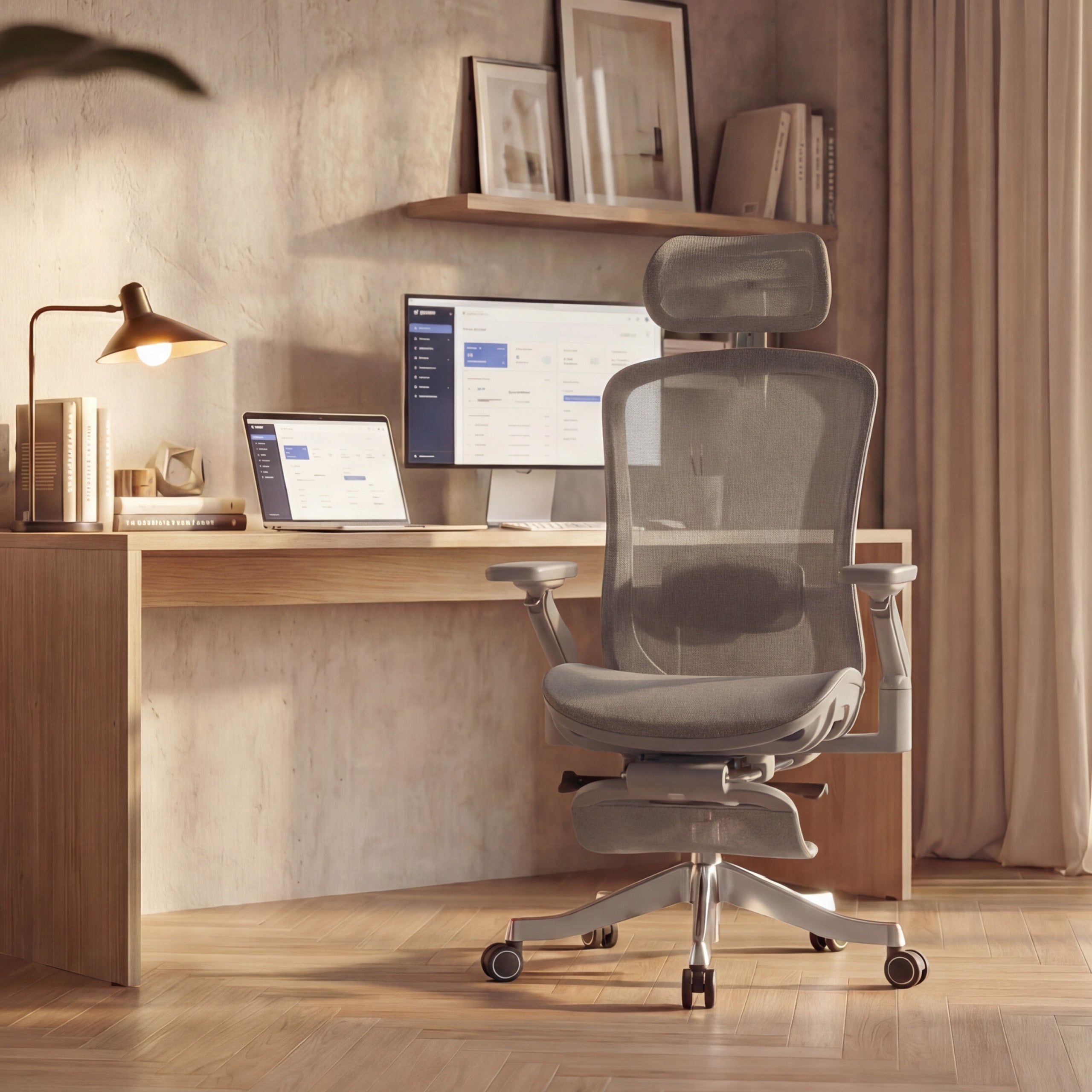 Ergonominė masažinė kėdė Mark Adler Leadpro 8.7 Grey