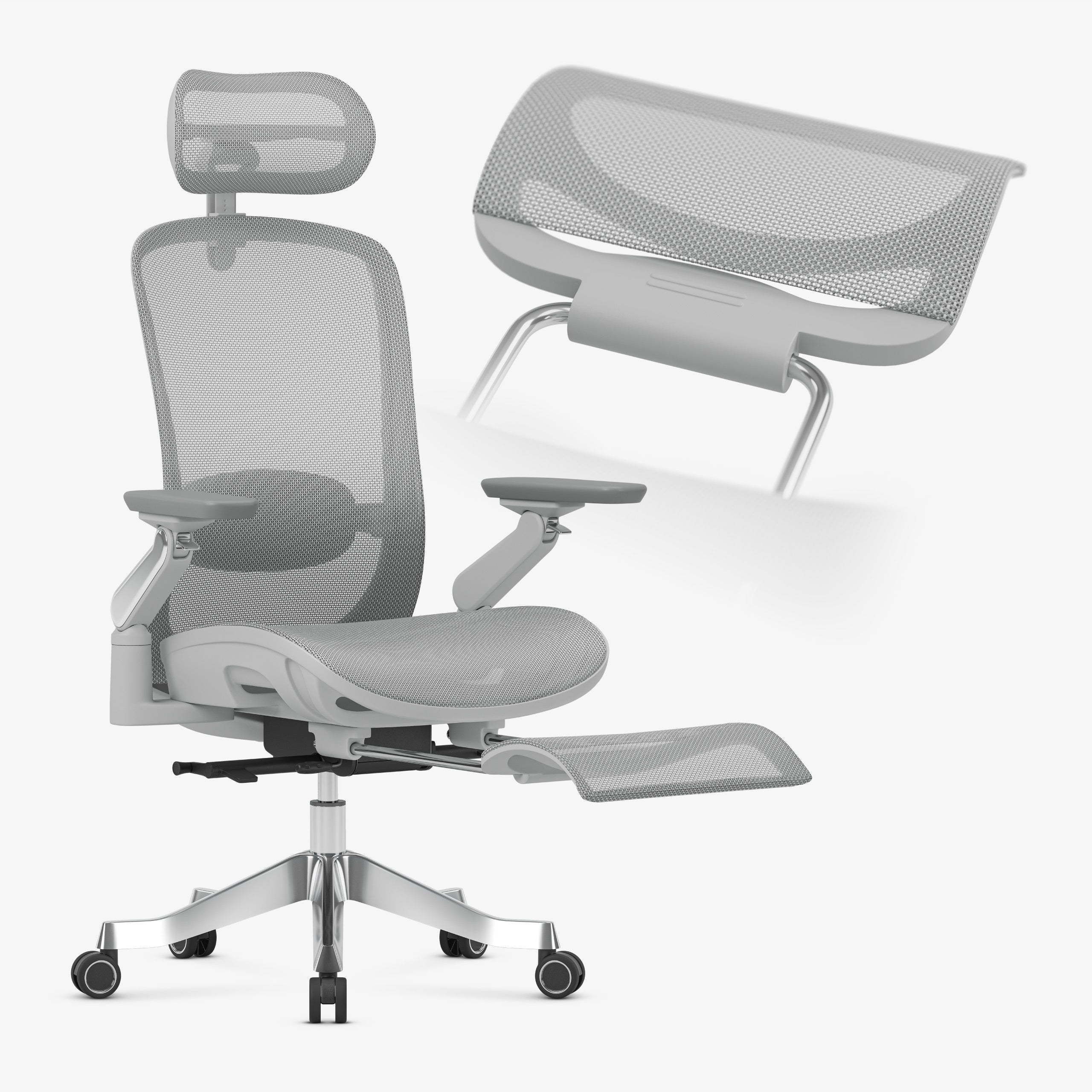 Ergonominė masažinė kėdė Mark Adler Leadpro 8.7 Grey