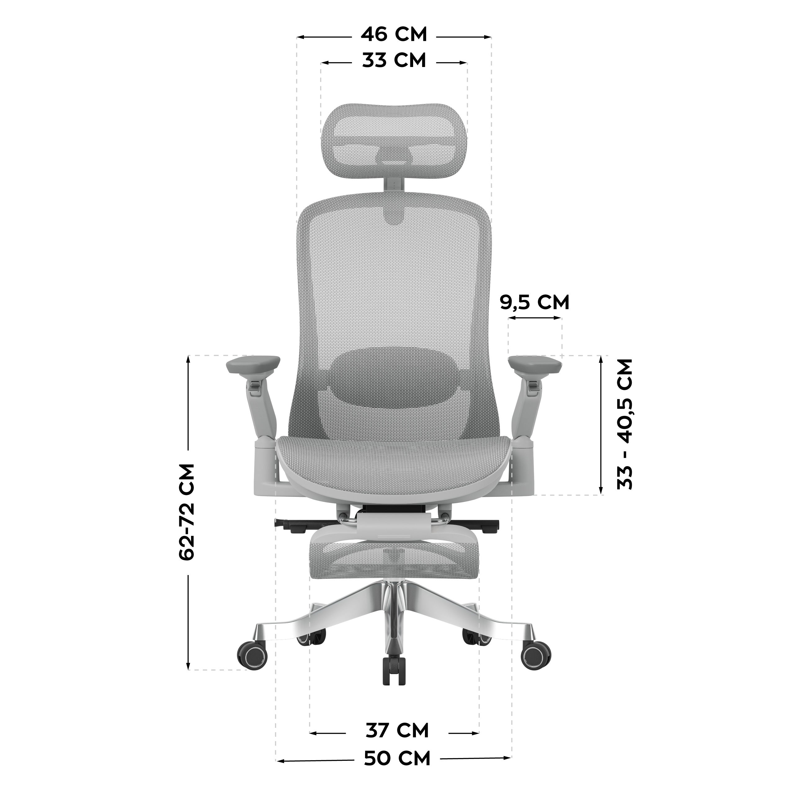 Ergonominė masažinė kėdė Mark Adler Leadpro 8.7 Grey