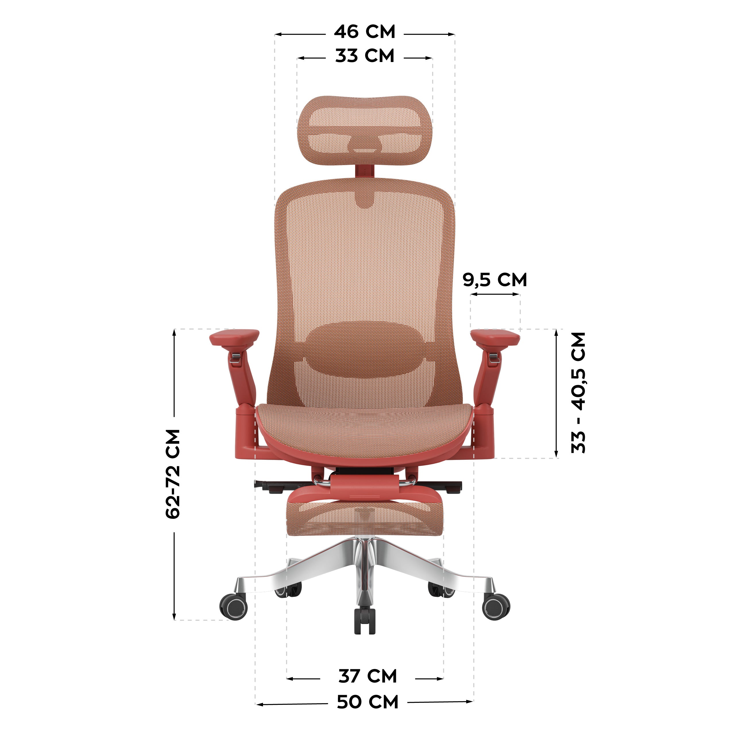Ergonominė masažinė kėdė Mark Adler Leadpro 8.7 Red
