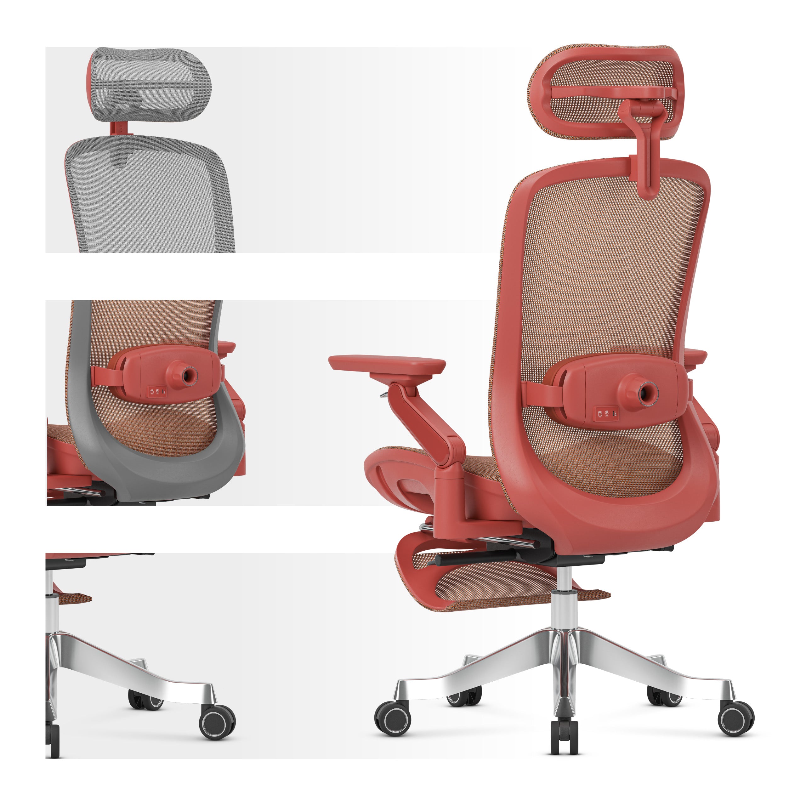 Ergonominė masažinė kėdė Mark Adler Leadpro 8.7 Red