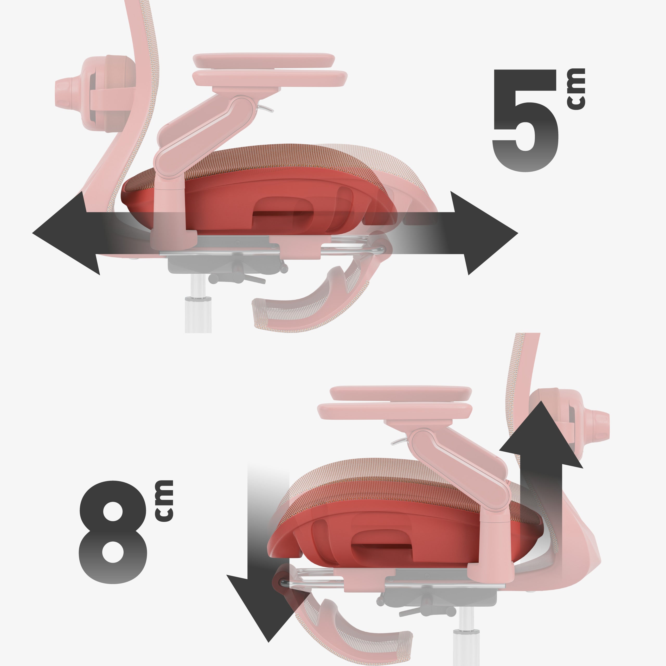 Ergonominė masažinė kėdė Mark Adler Leadpro 8.7 Red