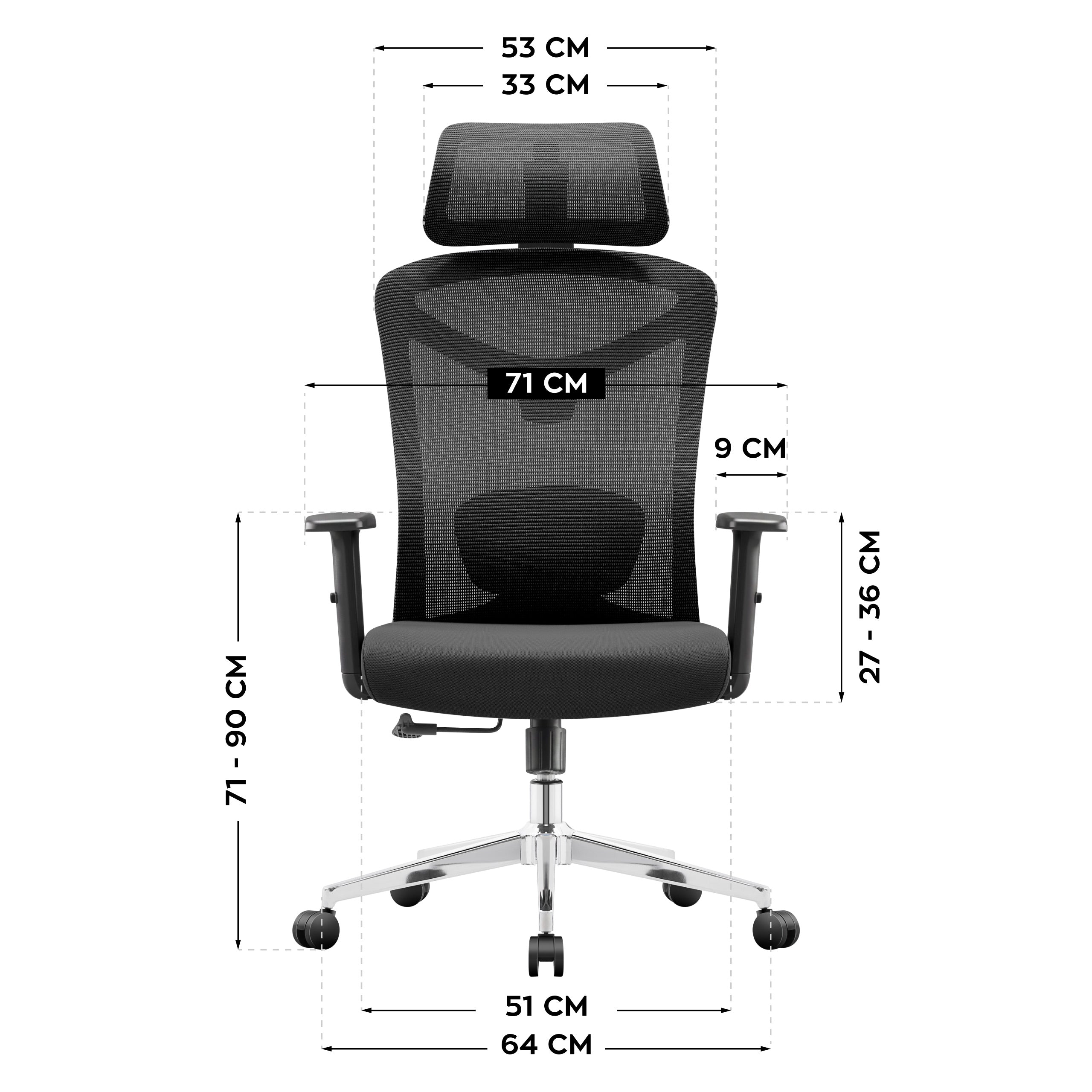 Ergonomiška biuro kėdė Mark Adler Manager 2.6 Black