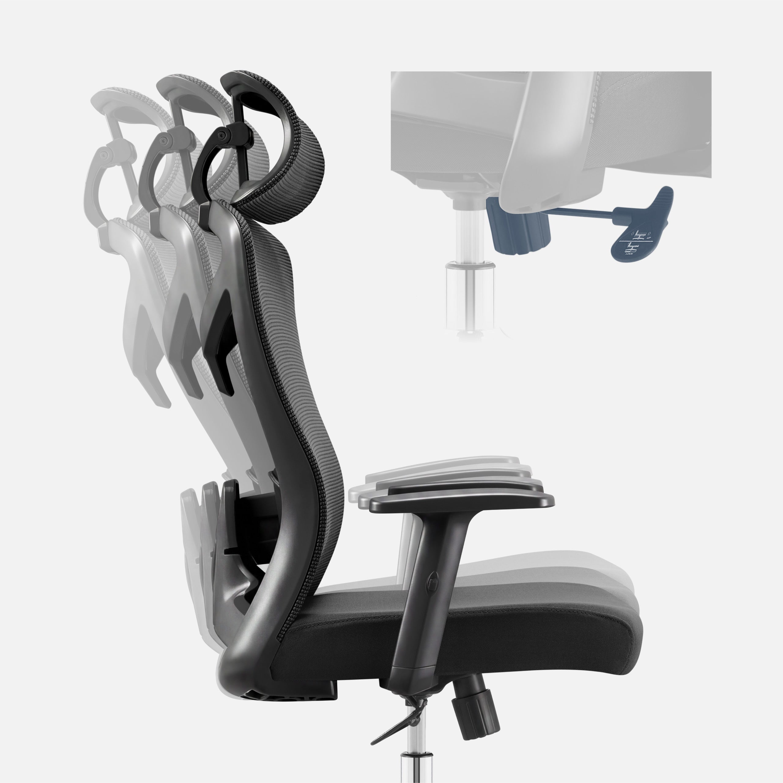 Ergonomiška biuro kėdė Mark Adler Manager 2.6 Black