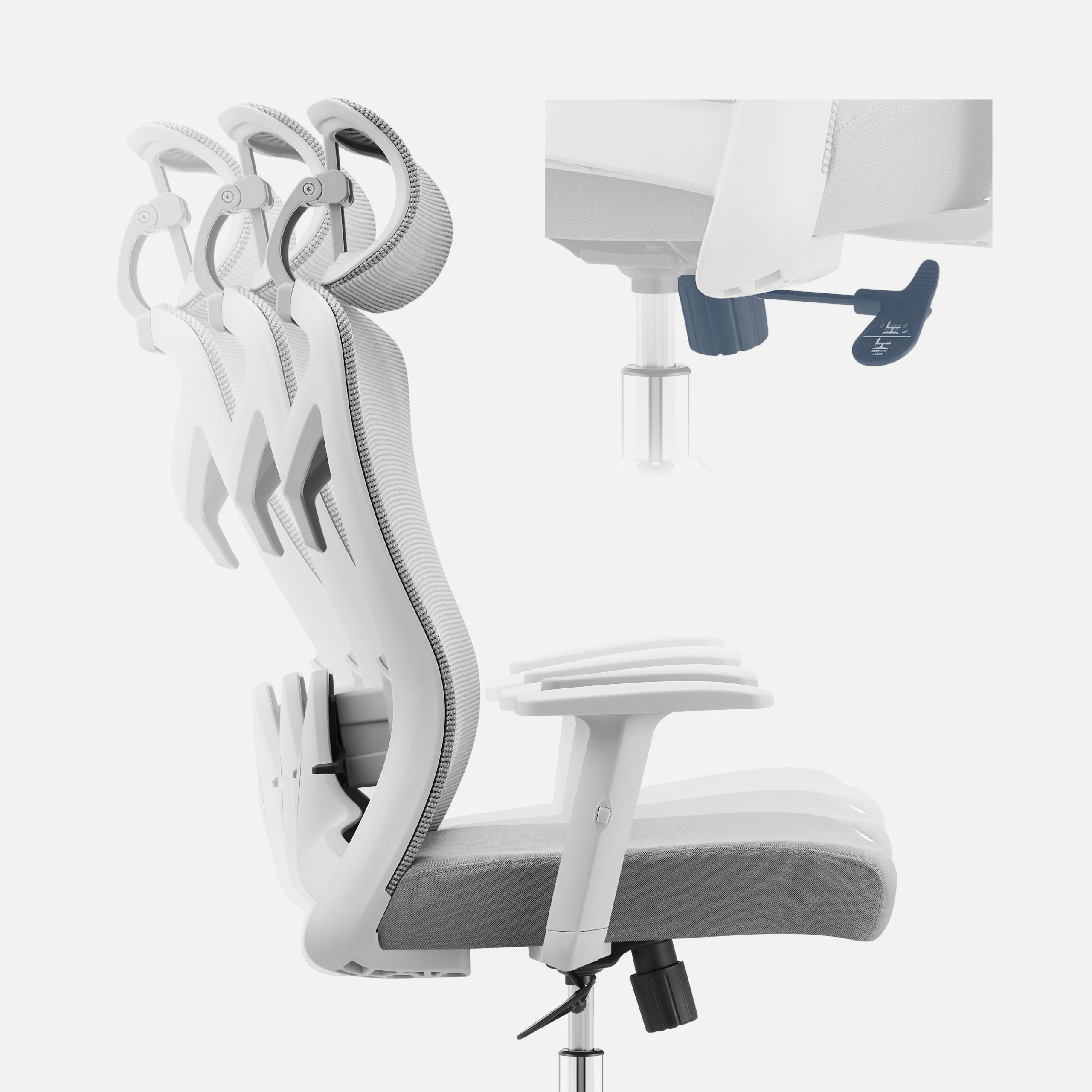 Ergonomiška biuro kėdė Mark Adler Manager 2.6 Grey