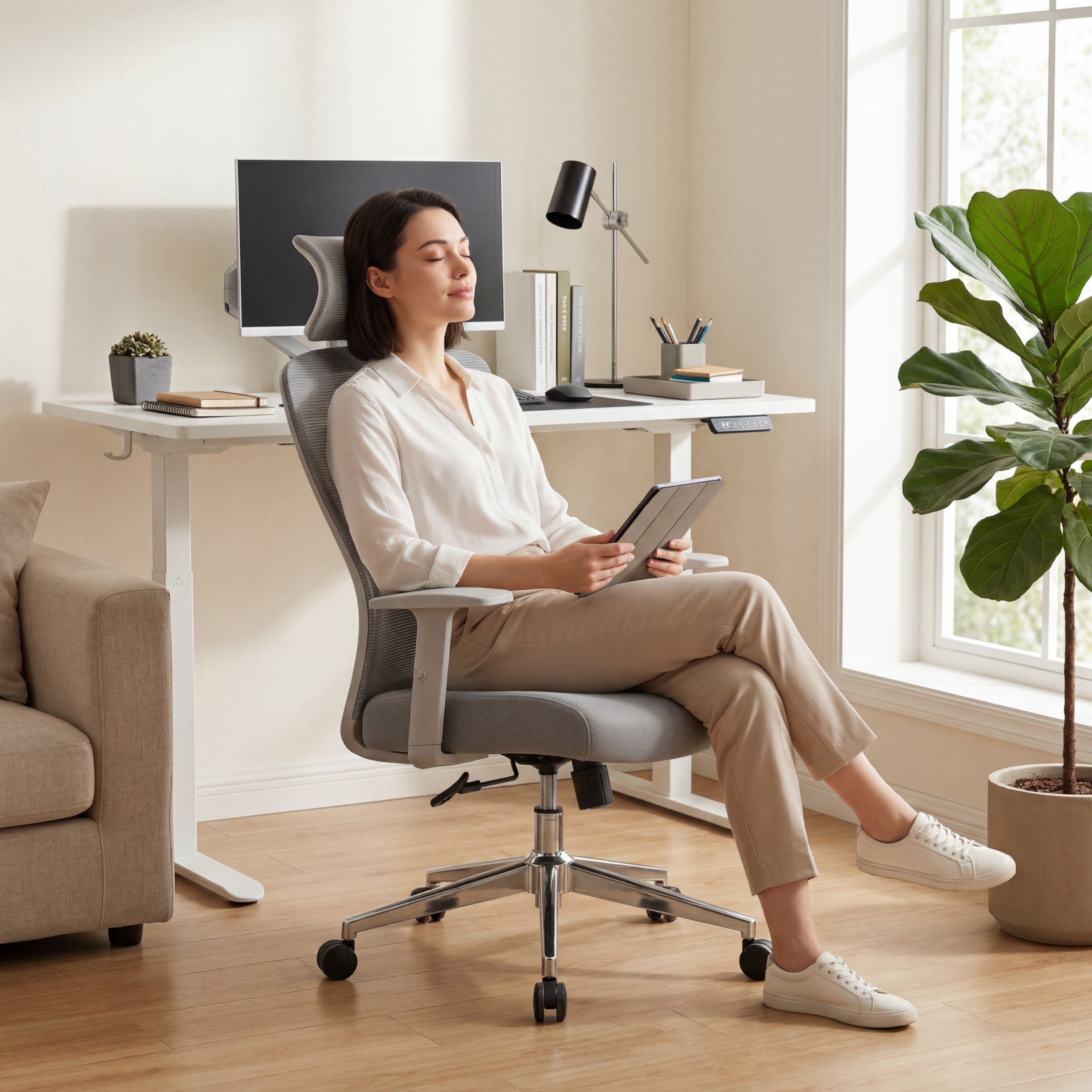 Ergonomiška biuro kėdė Mark Adler Manager 2.6 Grey