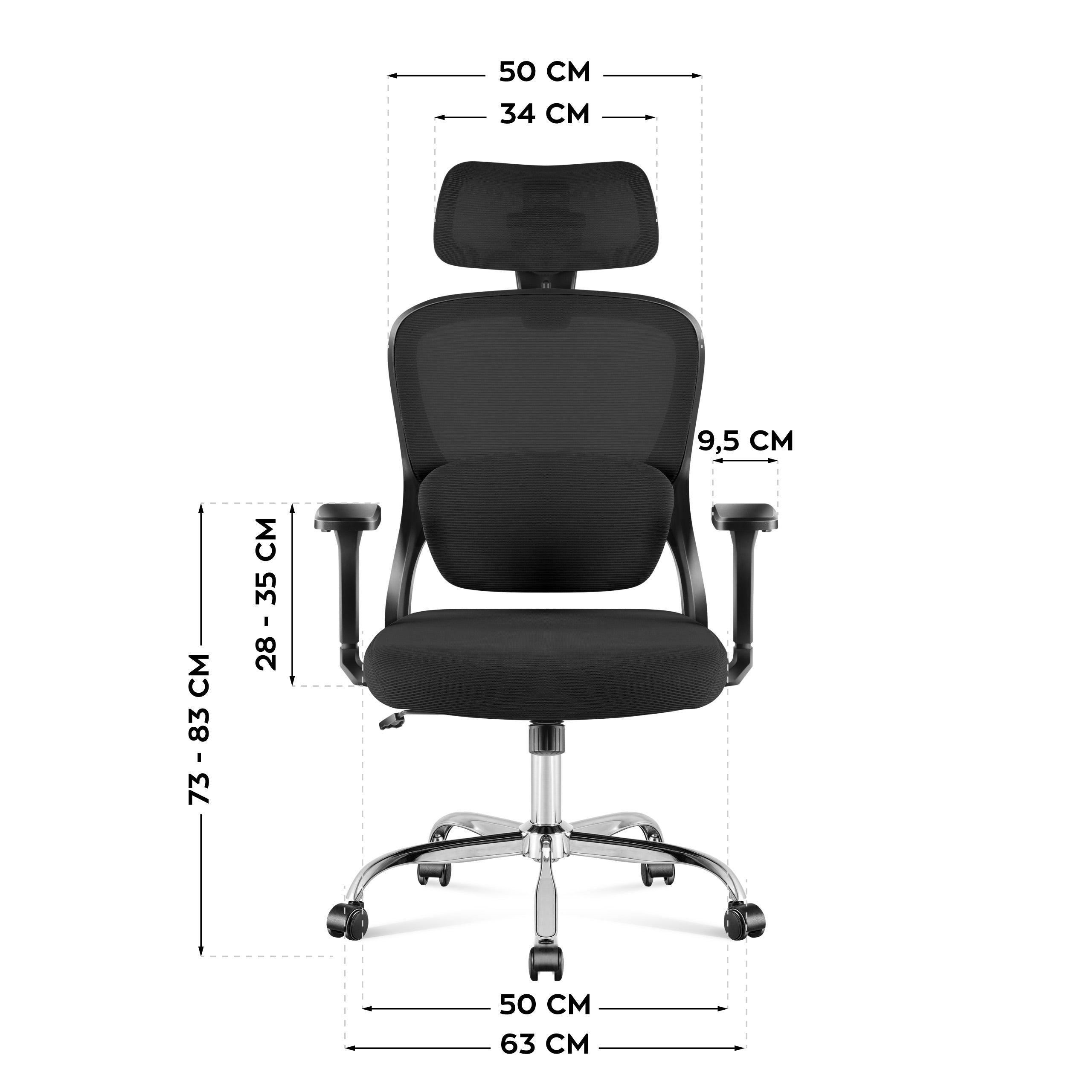 Biuro kėdė Manager 3.2, juoda