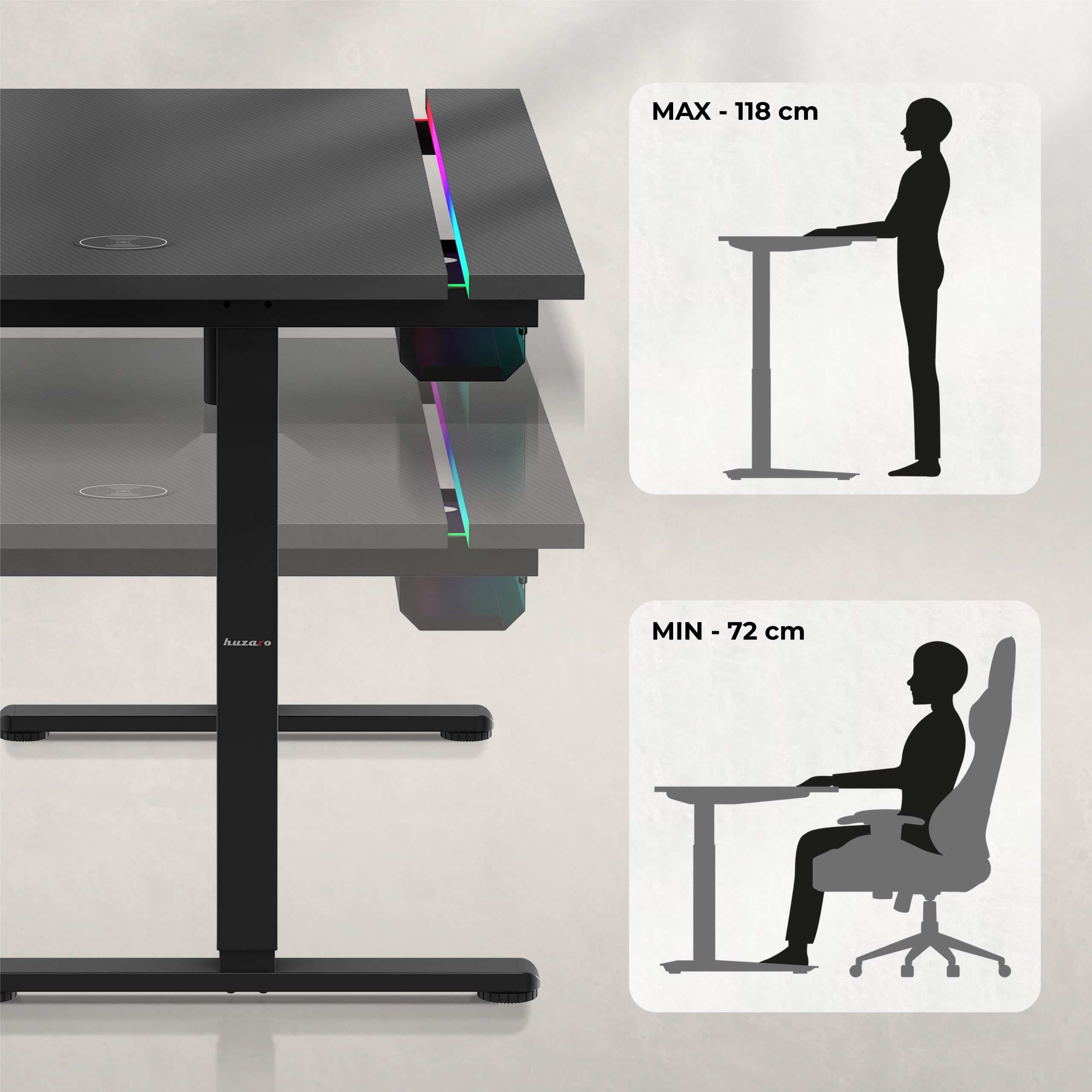 Žaisti ir dirbti sėdint ir stovint