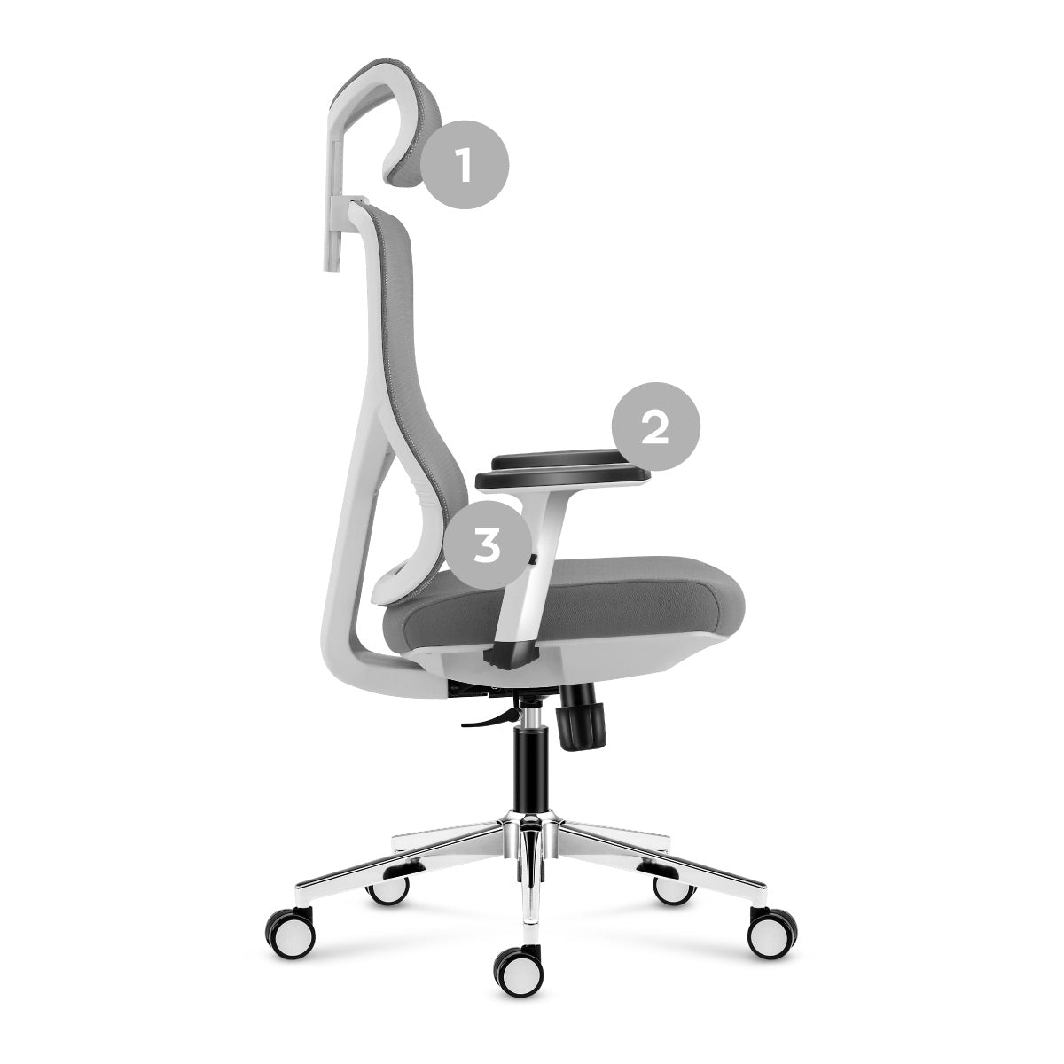 Ergonomiška biuro kėdė su reguliavimu