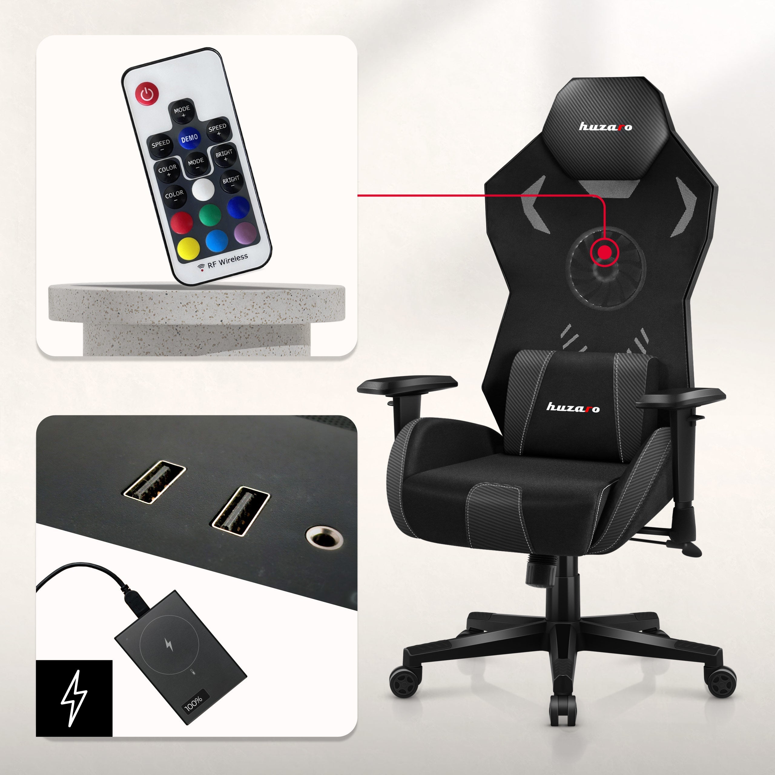 USB maitinimo šaltinis iš maitinimo banko arba kompiuterio