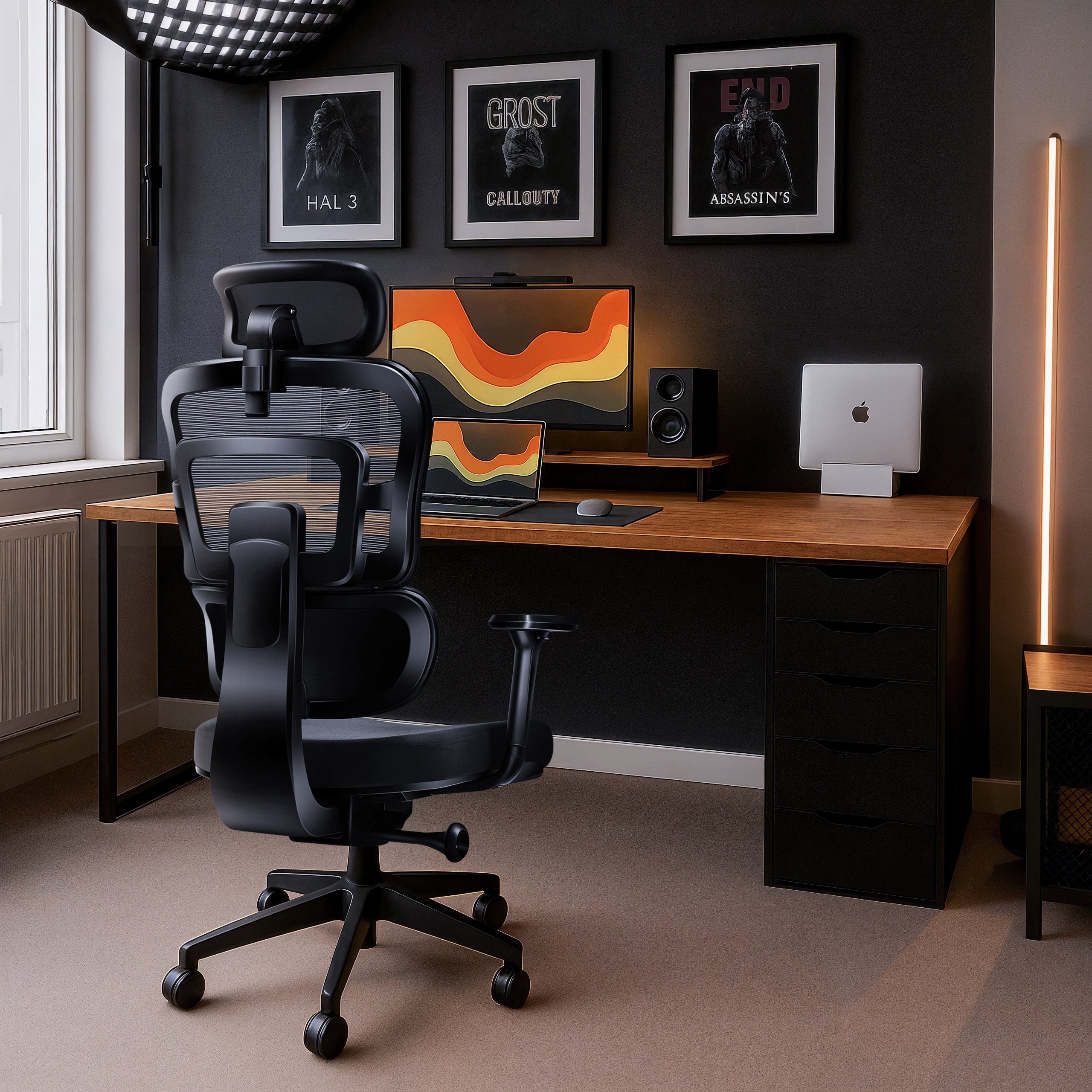 Pirmiausia ergonomika