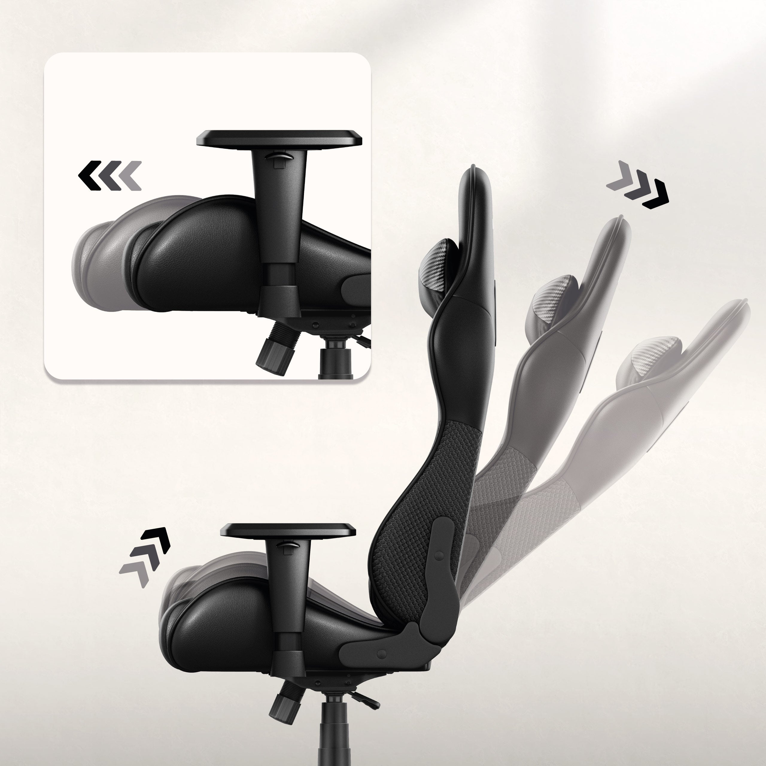 Žaidimų kėdė su "SideRest" technologija