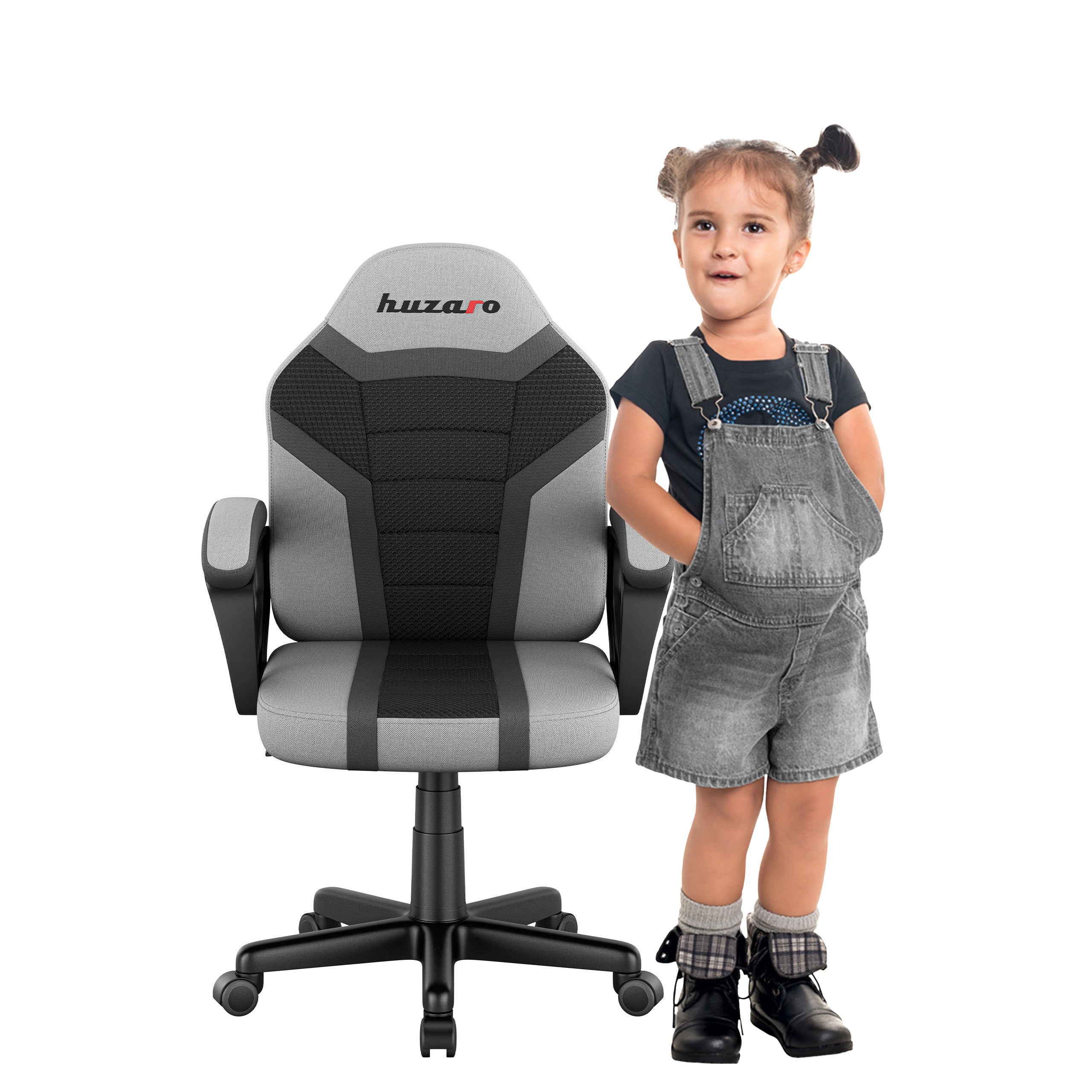 Huzaro Ranger 1.0 Grey Mesh Žaidimų kėdė vaikui