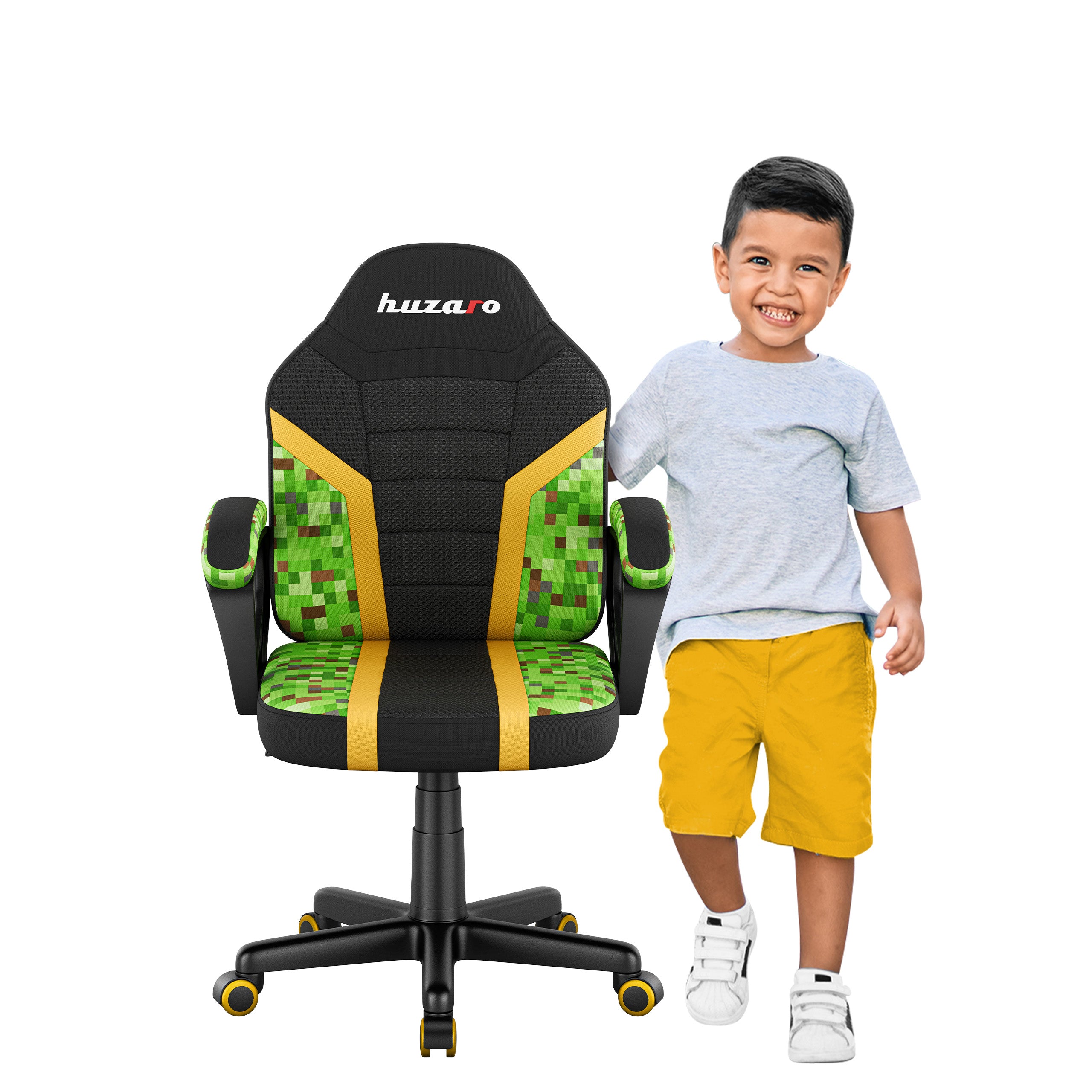 Huzaro Ranger 1.0 Pixel Mesh Žaidimų kėdė vaikui