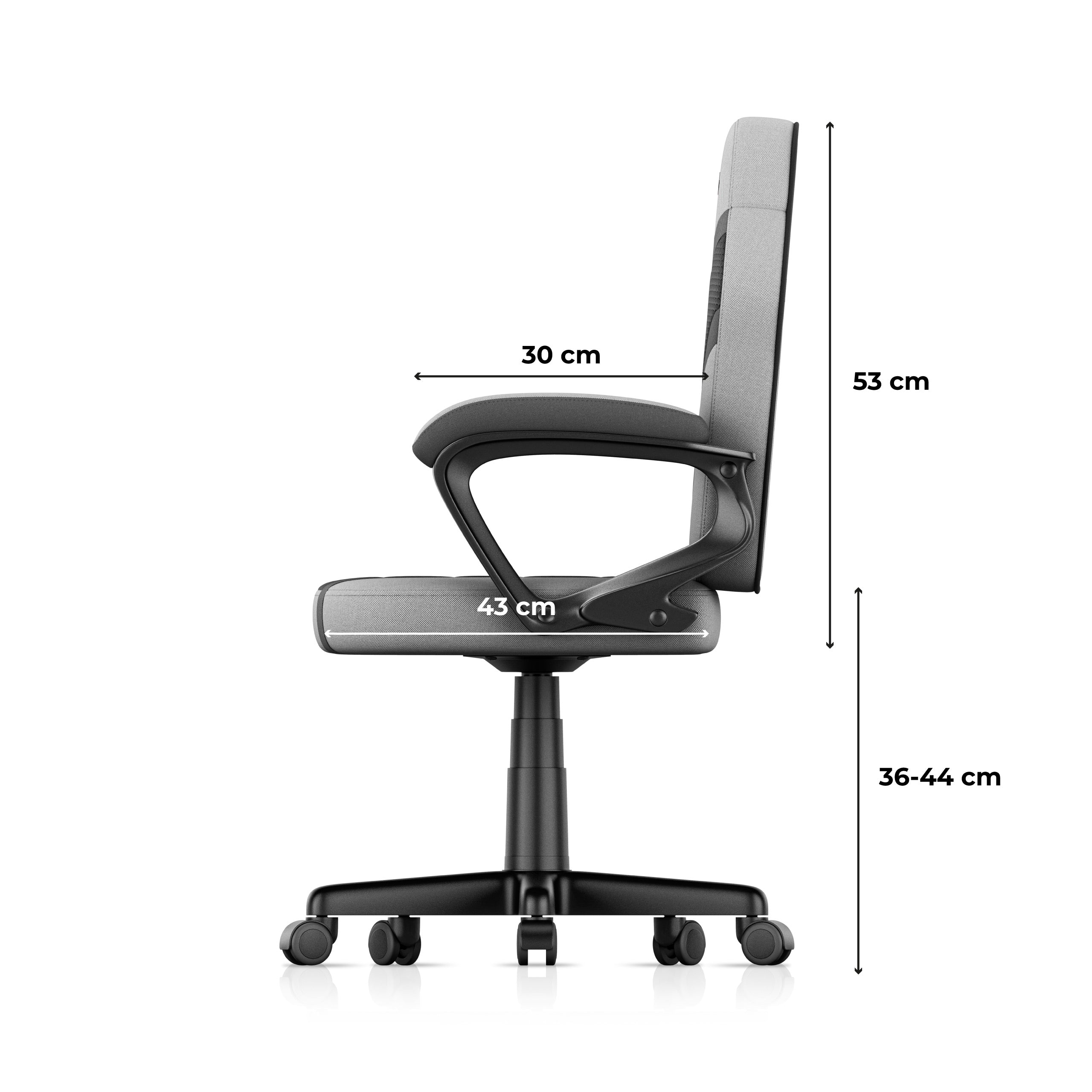 Huzaro Ranger 1.0 Grey Mesh Žaidimų kėdė vaikui