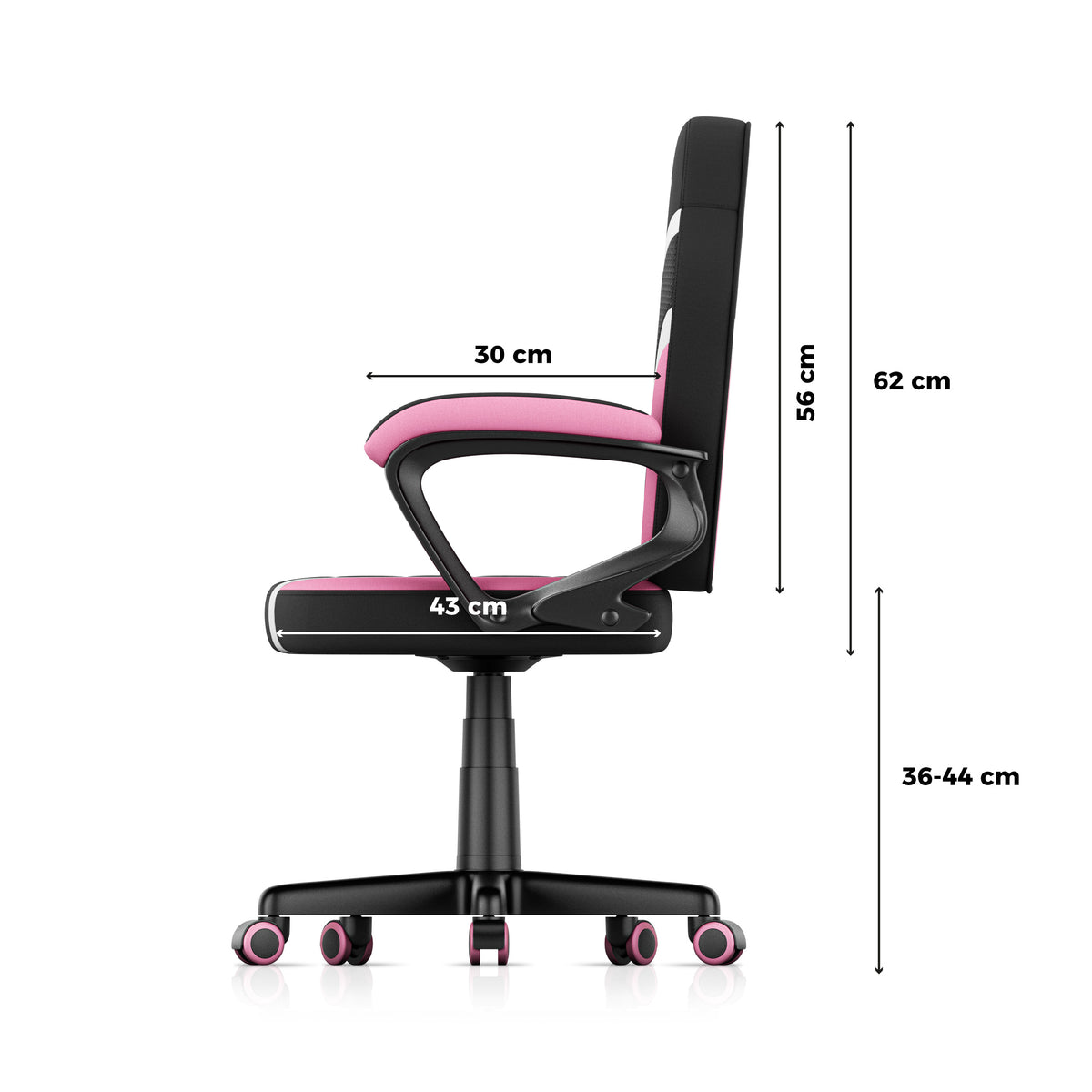 Huzaro Ranger 1.0 Pink Mesh Žaidimų kėdė vaikui