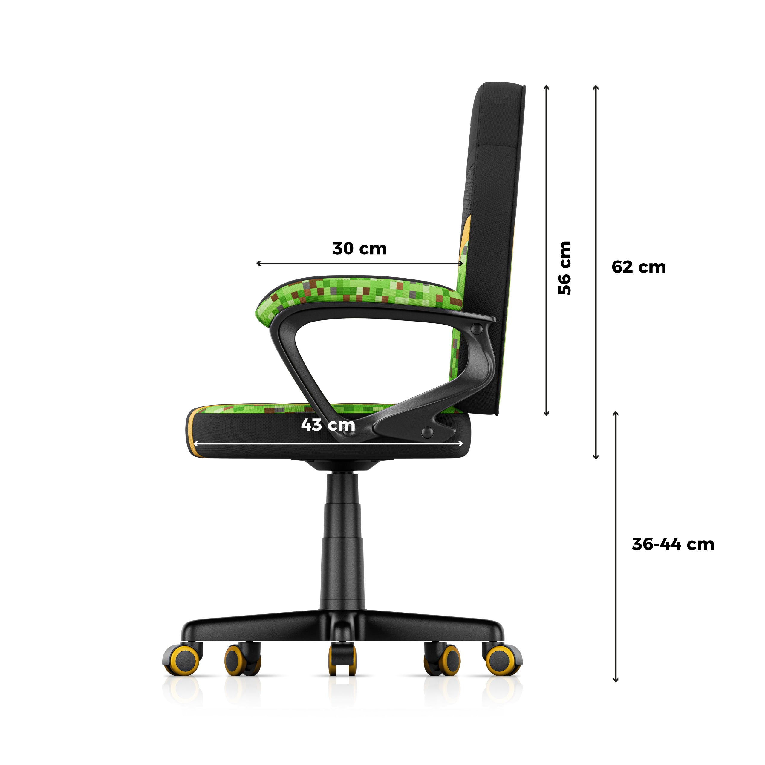 Huzaro Ranger 1.0 Pixel Mesh Žaidimų kėdė vaikui