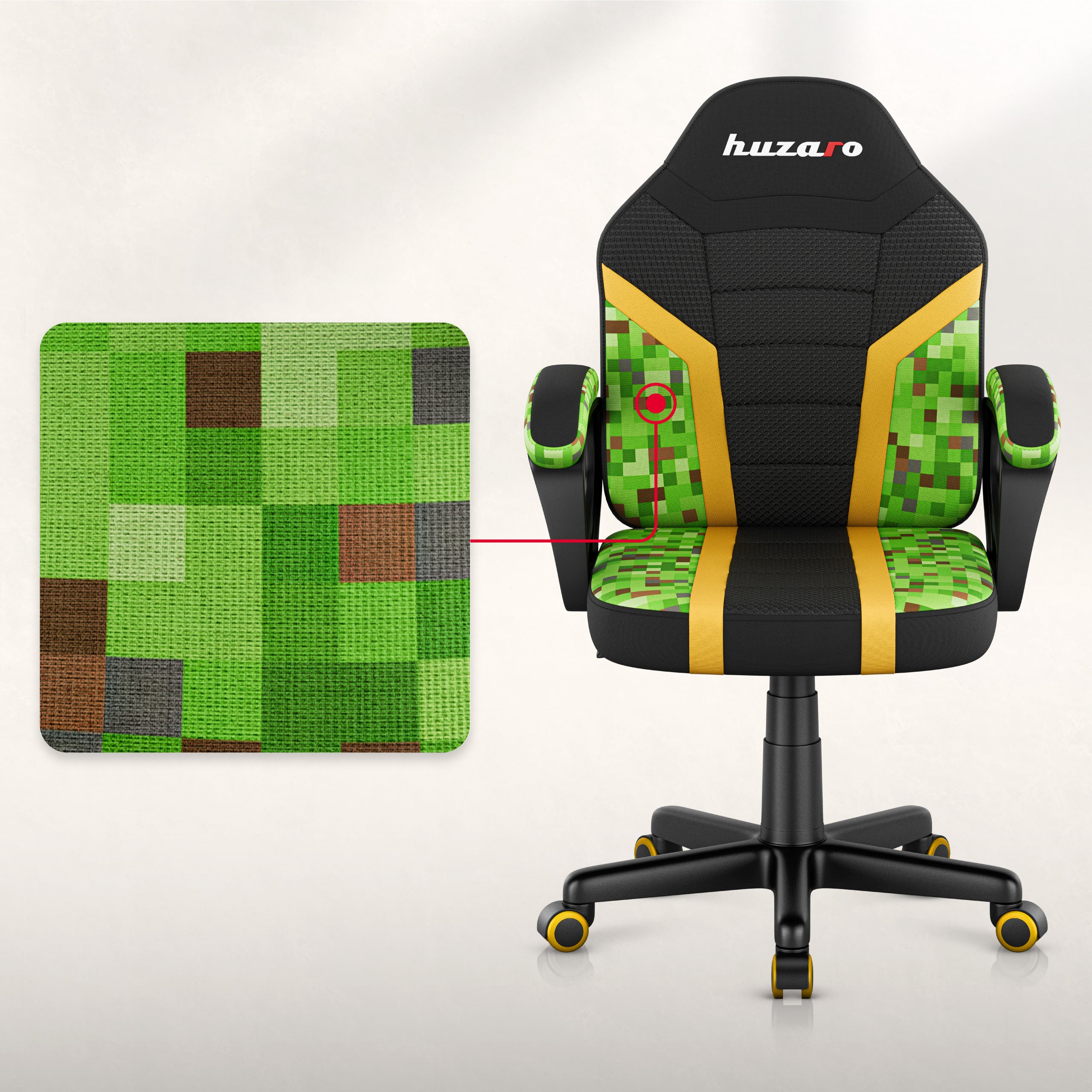 Huzaro Ranger 1.0 Pixel Mesh Žaidimų kėdė vaikui