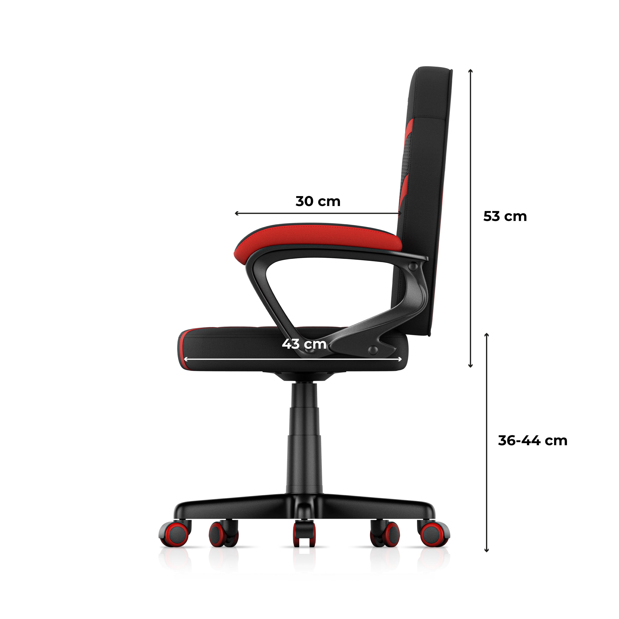 Huzaro Ranger 1.0 Red Mesh Žaidimų kėdė vaikui